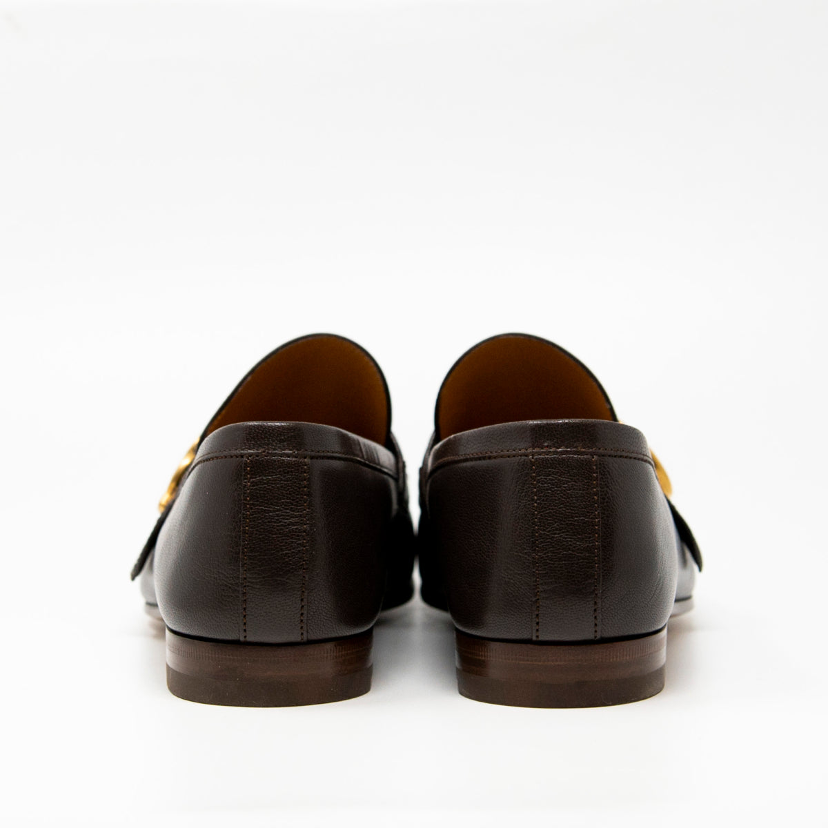 Gucci Brown Donnie Double G Loafers 9