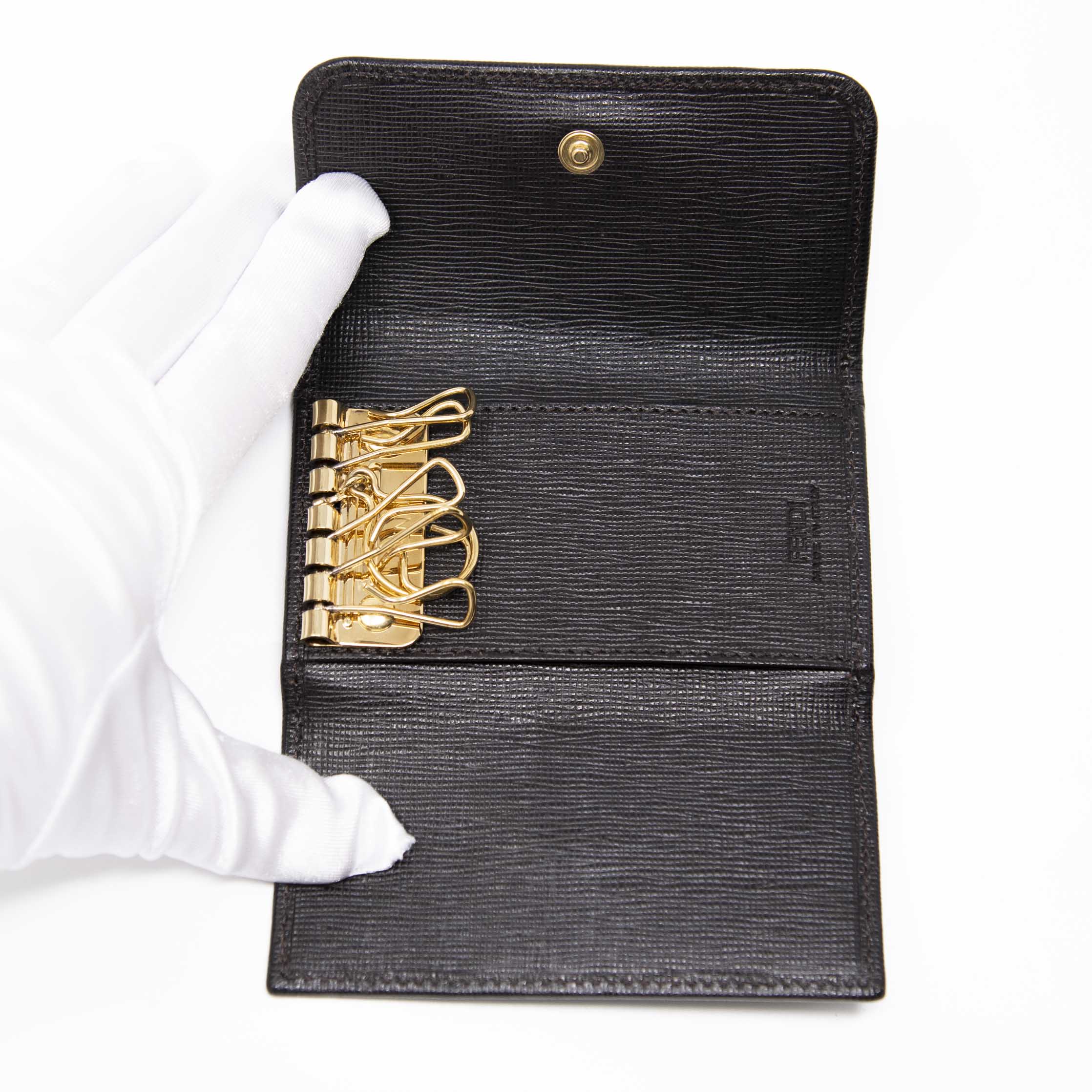 Fendi Zucca 6 Key Pouch