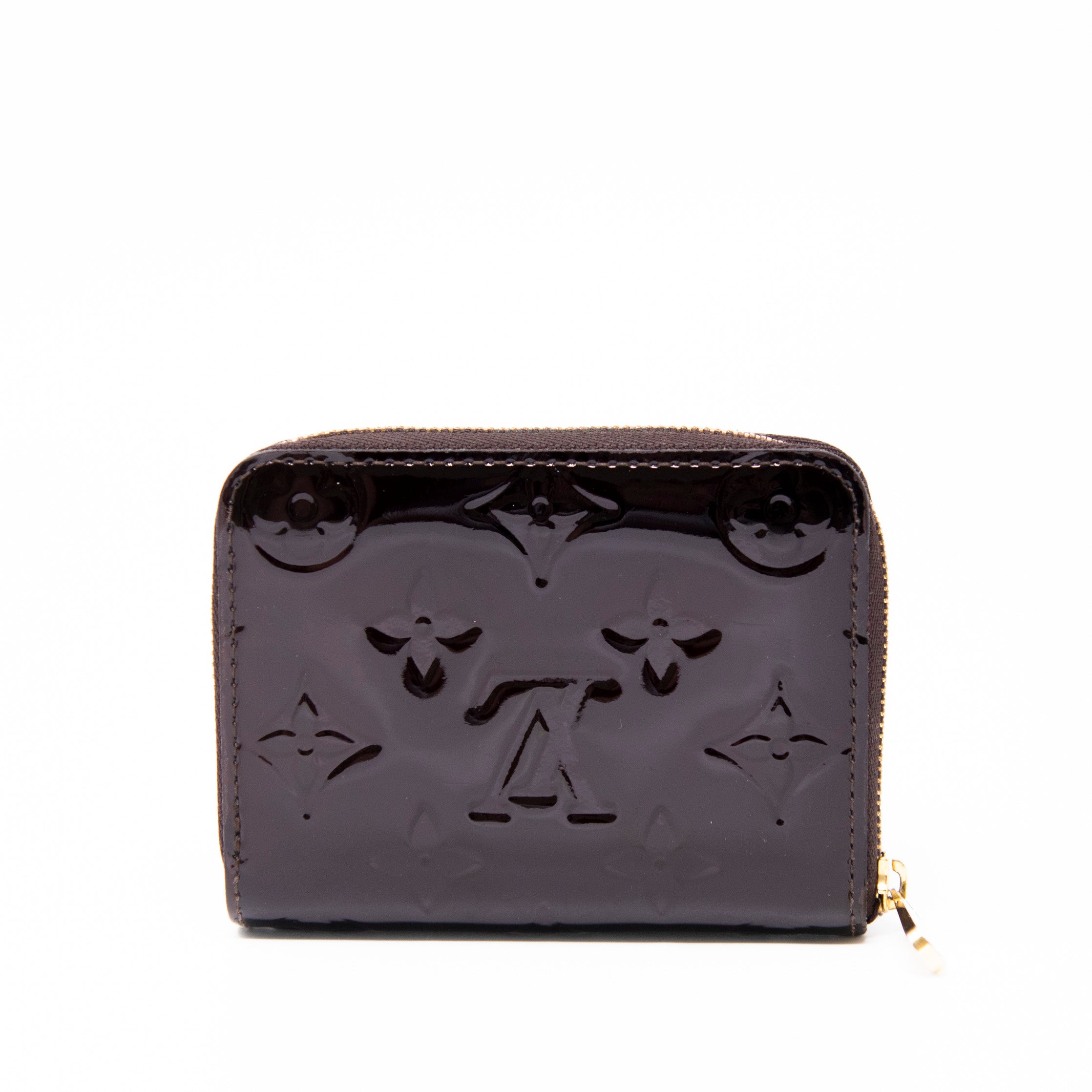 Louis Vuitton Amarante Vernis Zippy Coin Purse Wallet
