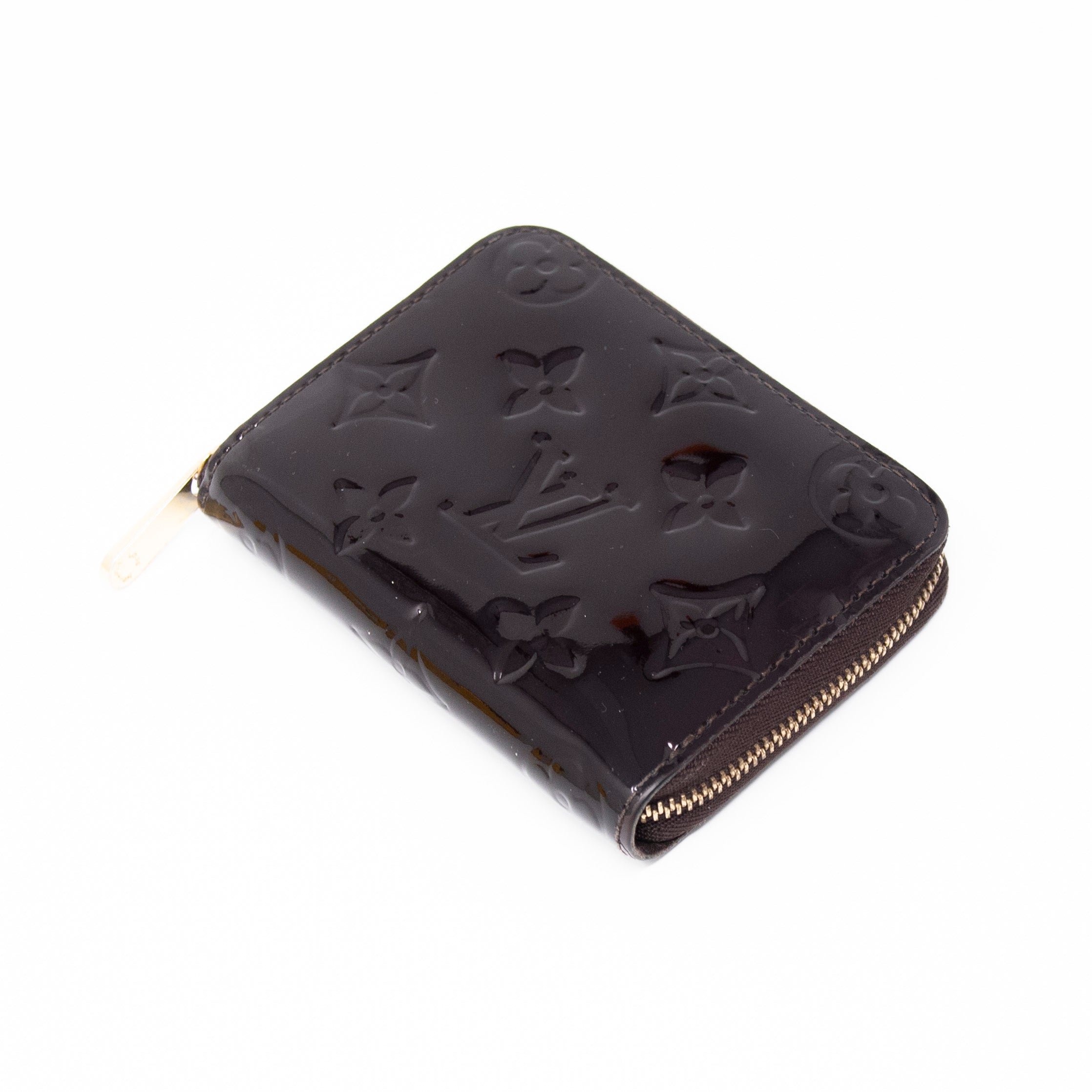 Louis Vuitton Amarante Vernis Zippy Coin Purse Wallet
