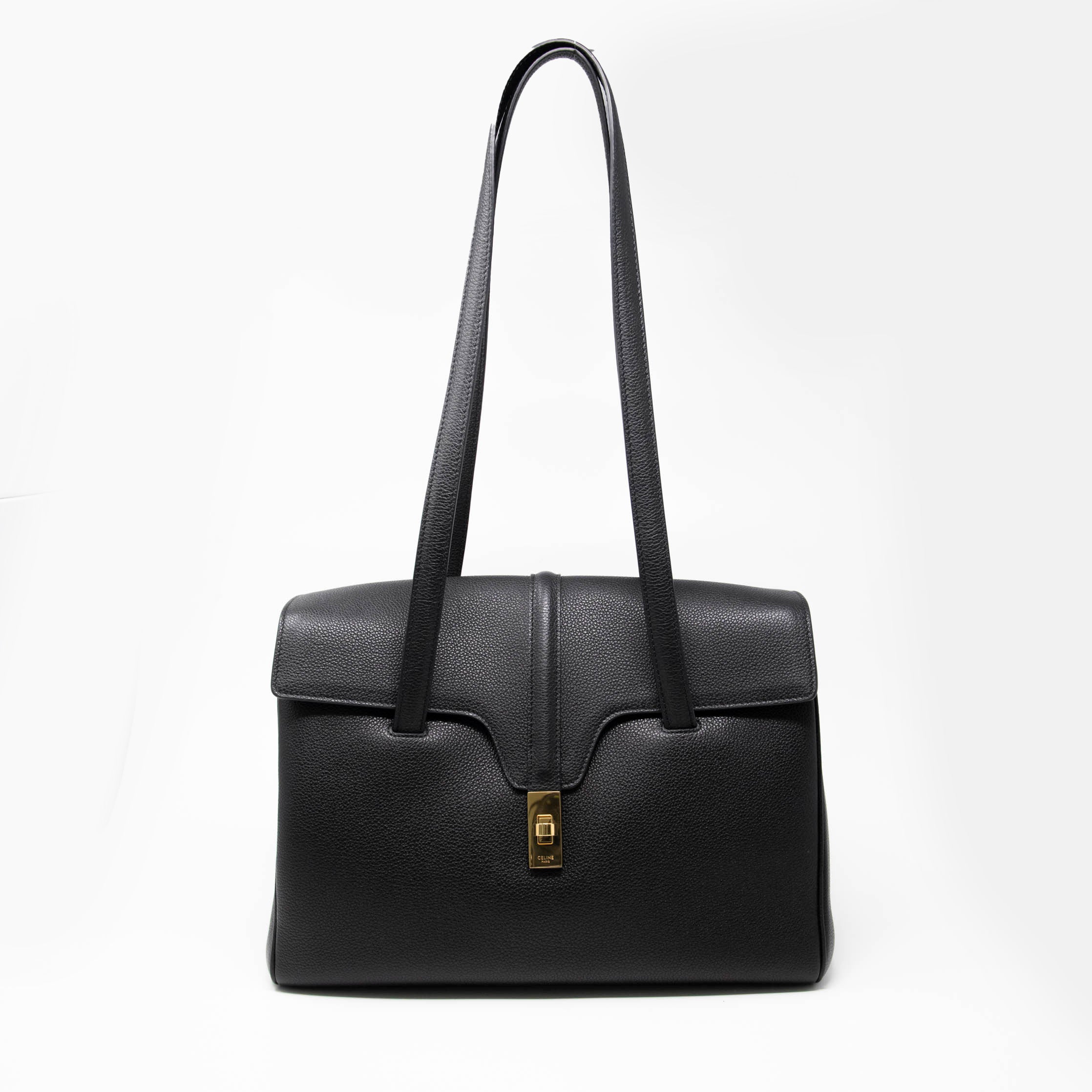 Celine Black Medium Soft 16 Bag