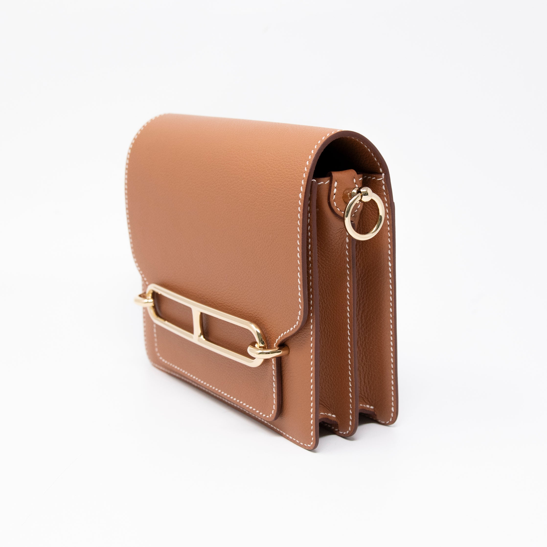 Hermes Gold Evercolor Mini Roulis 18