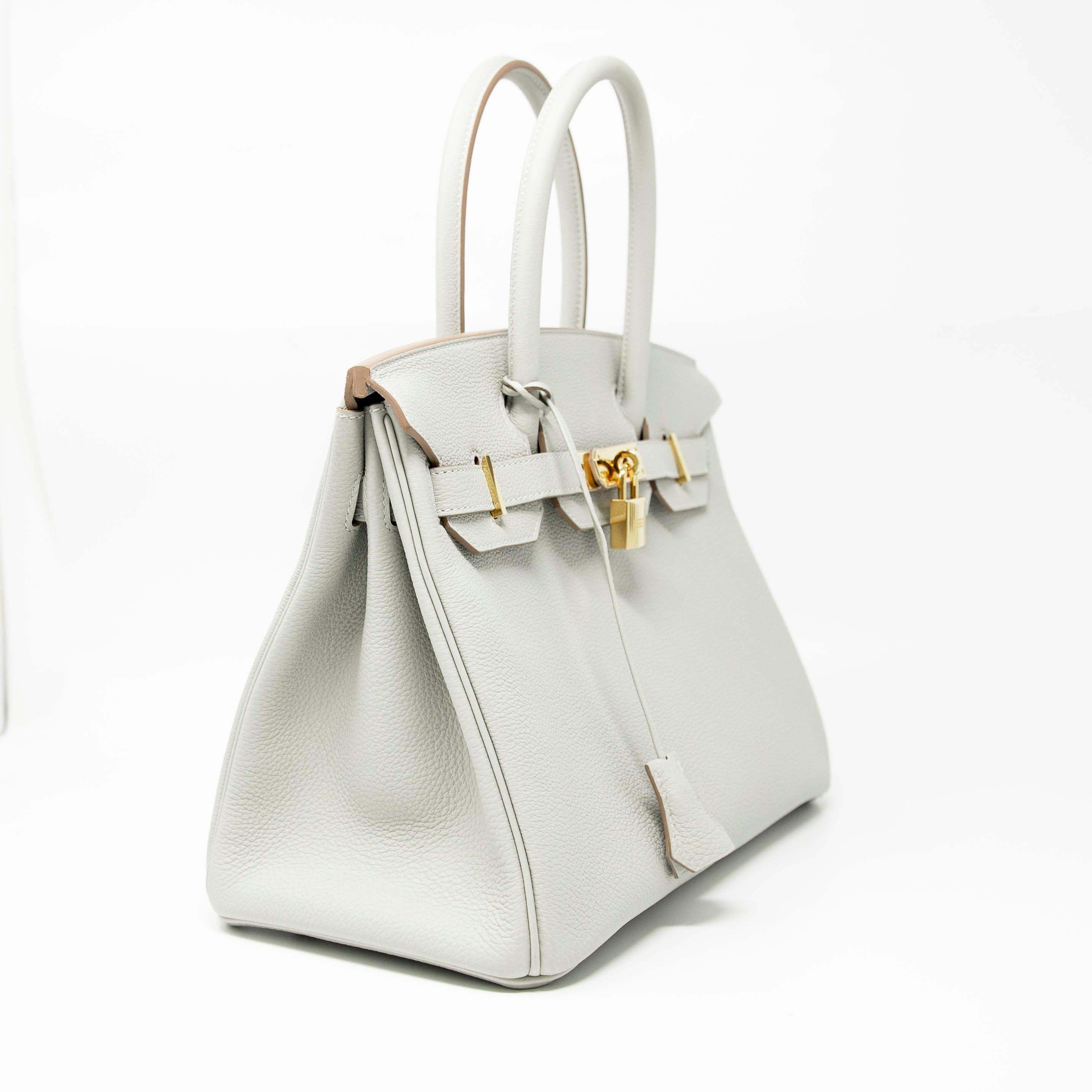 Hermes Gris Perle Togo Birkin 30