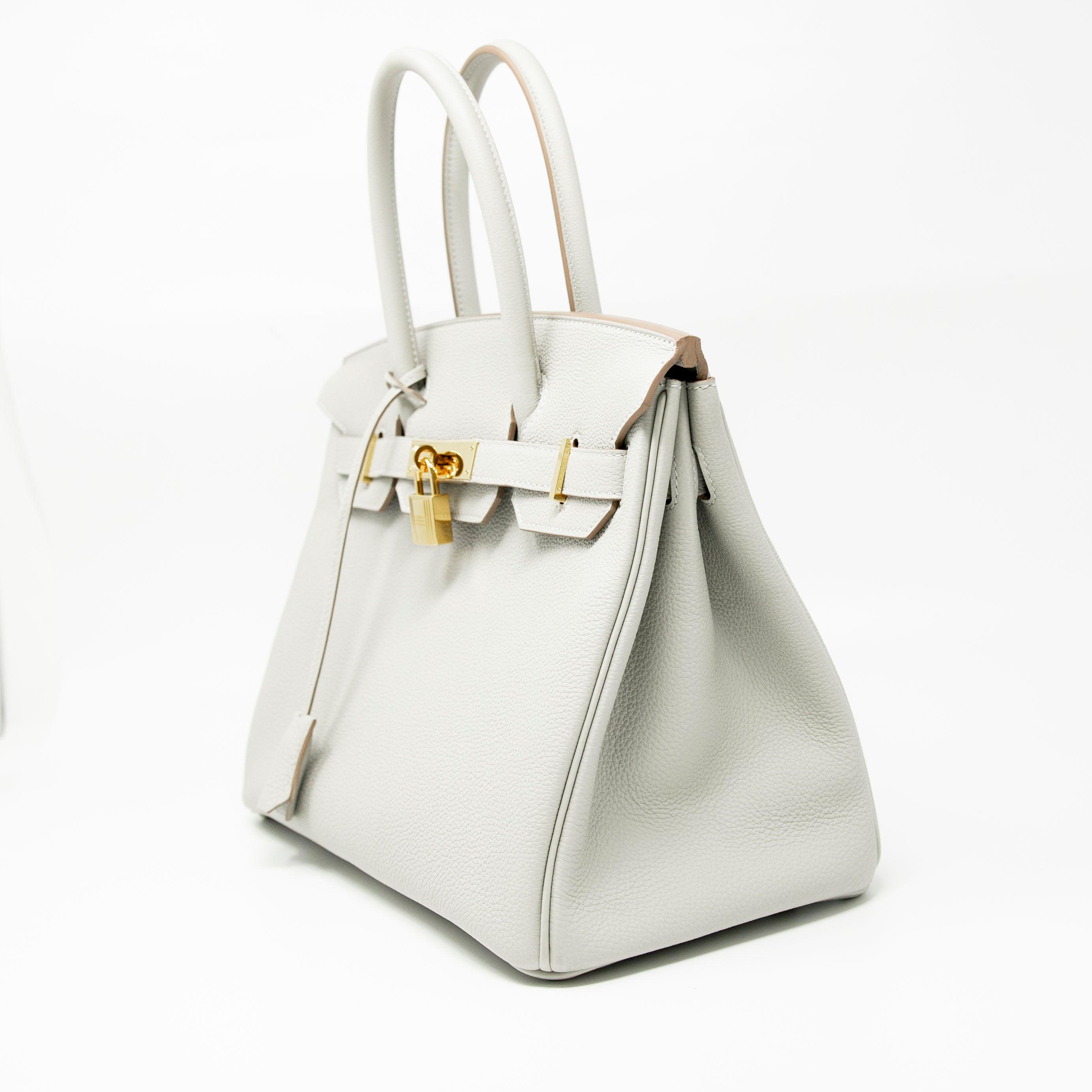 Hermes Gris Perle Togo Birkin 30
