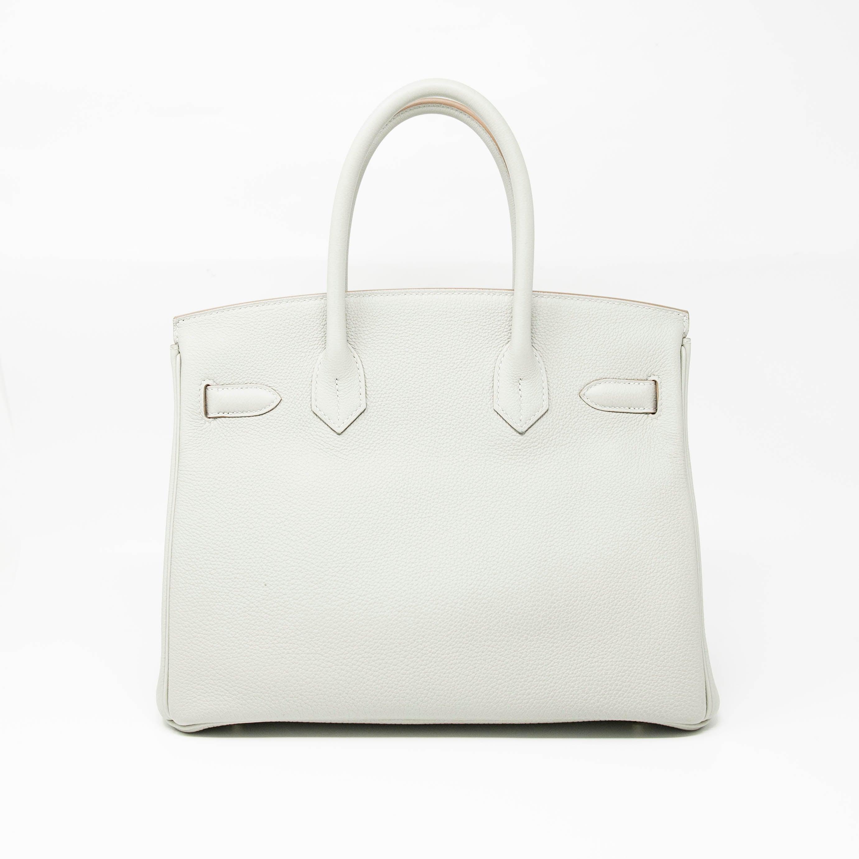Hermes Gris Perle Togo Birkin 30