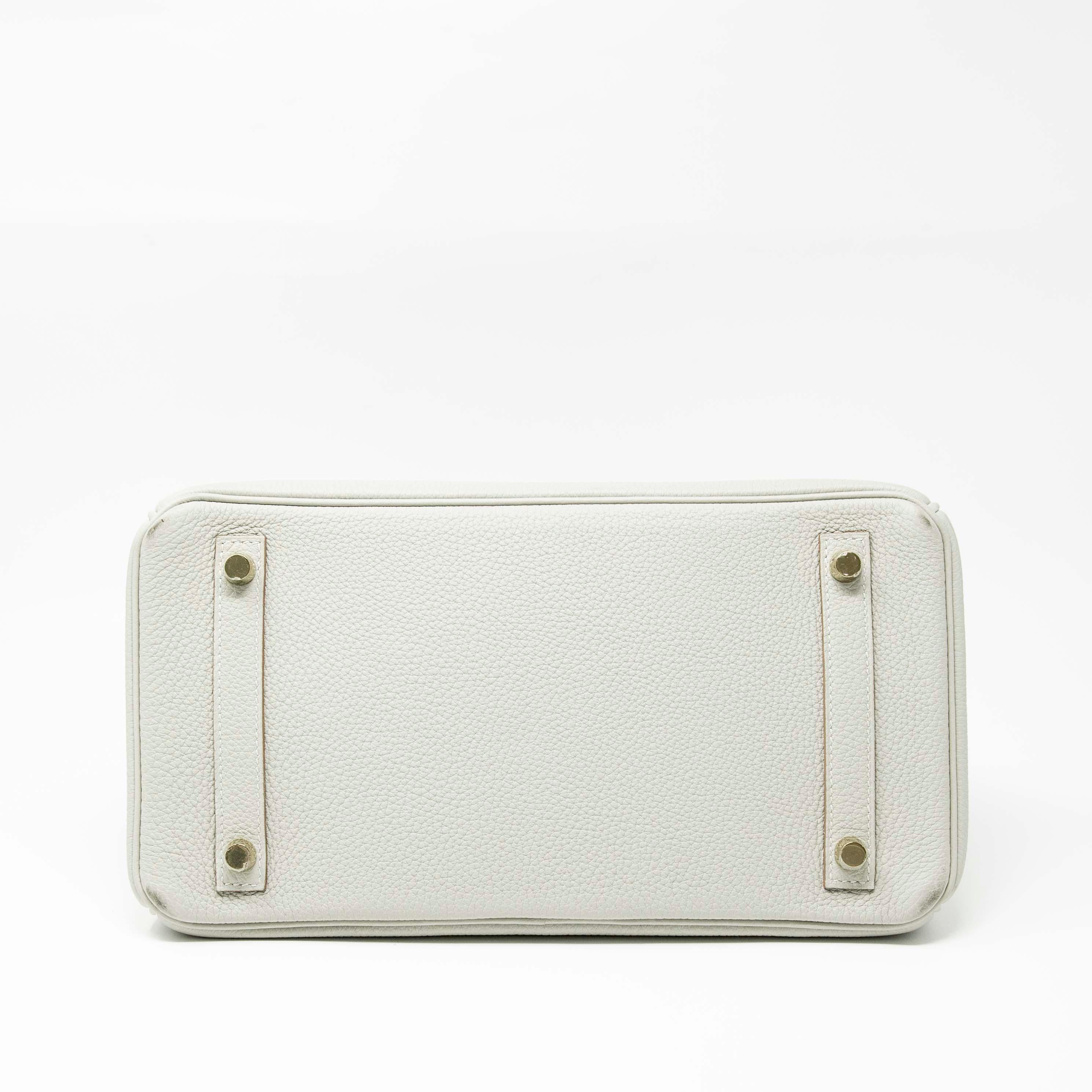 Hermes Gris Perle Togo Birkin 30