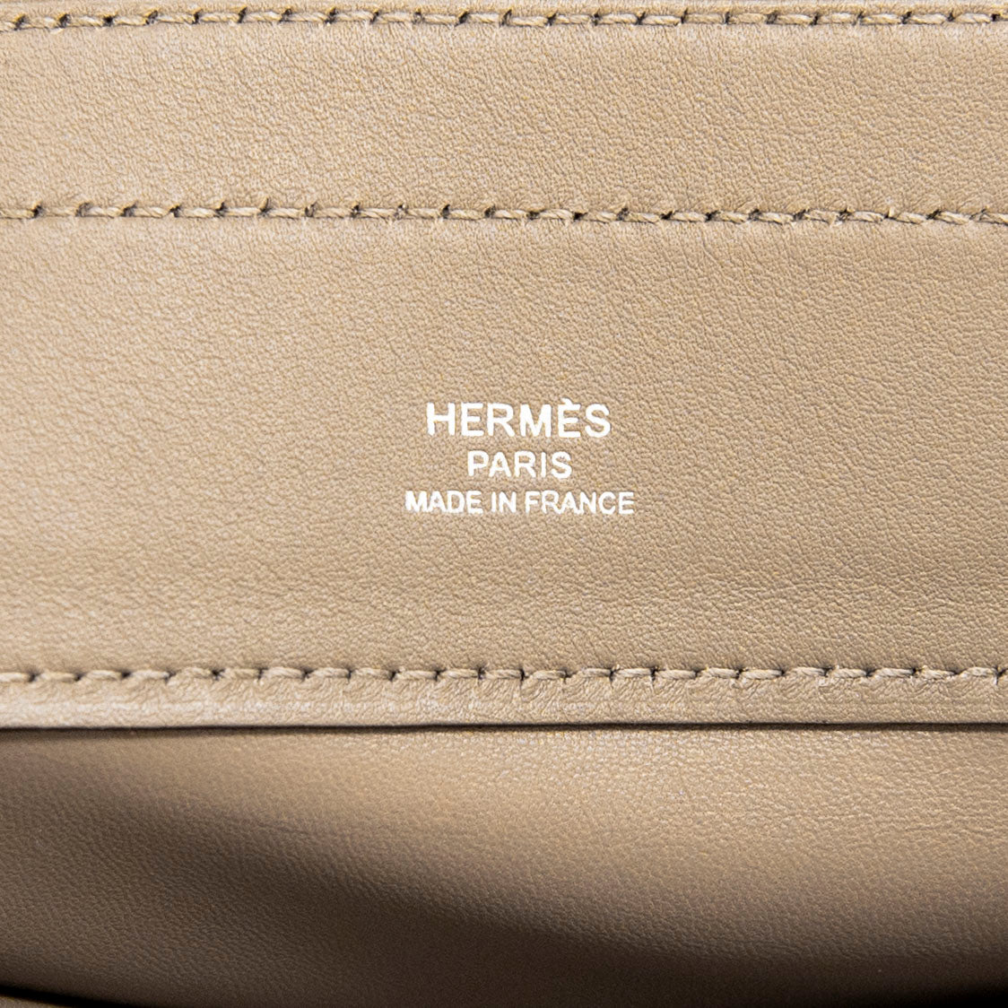 Hermes Etoupe Swift Aline Bag