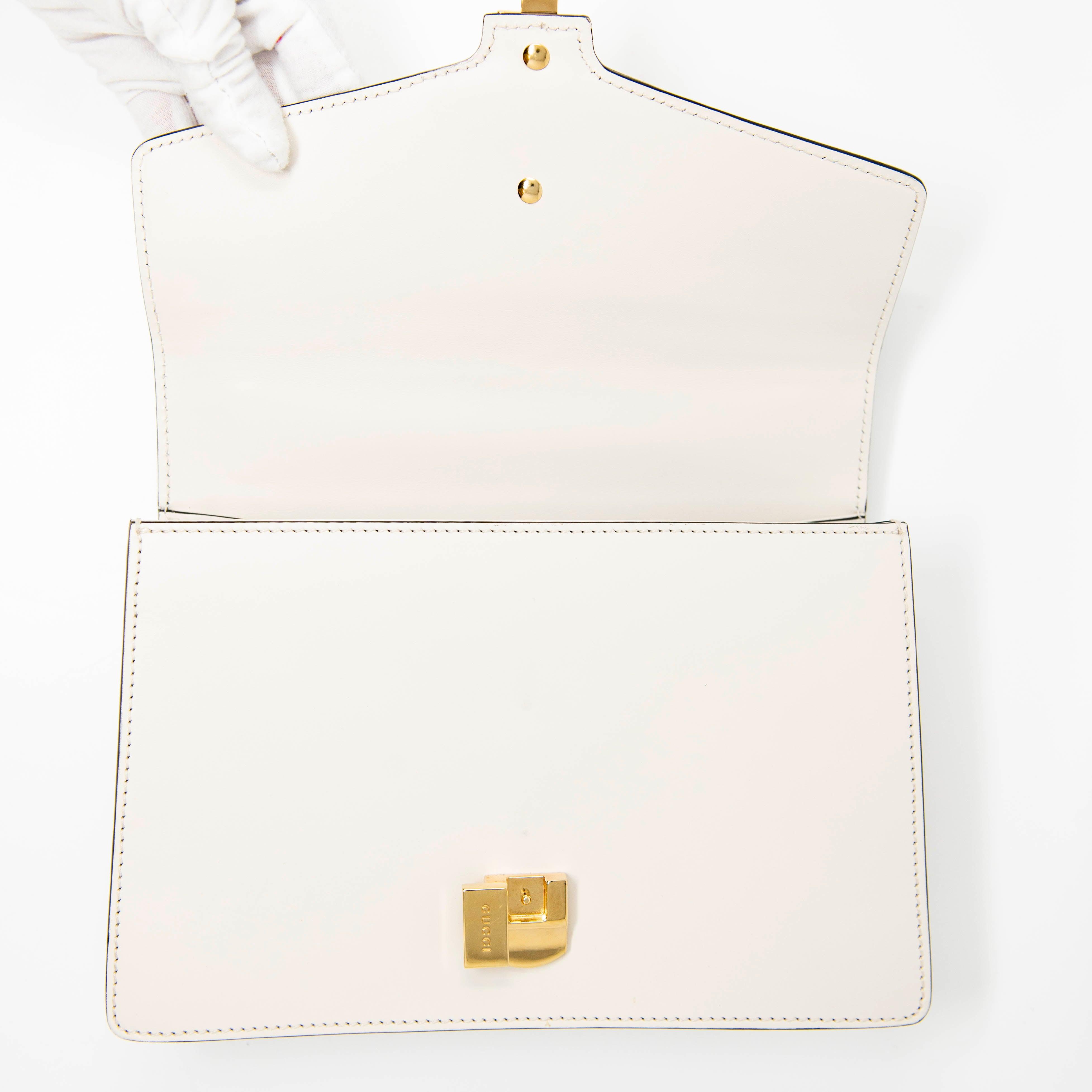 Gucci White Small Sylvie Bag