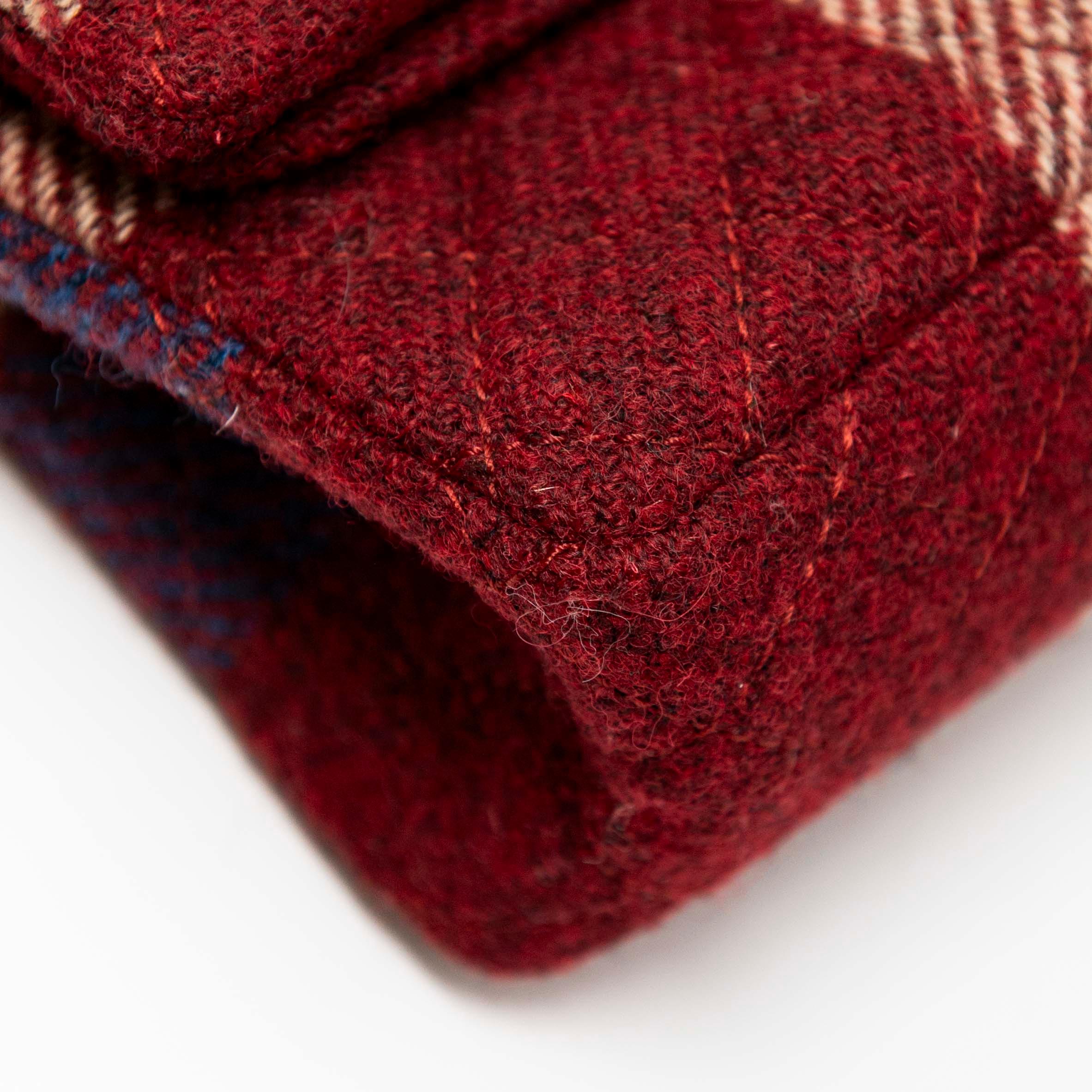 Chanel Red Tweed 2.55 Reissue 224