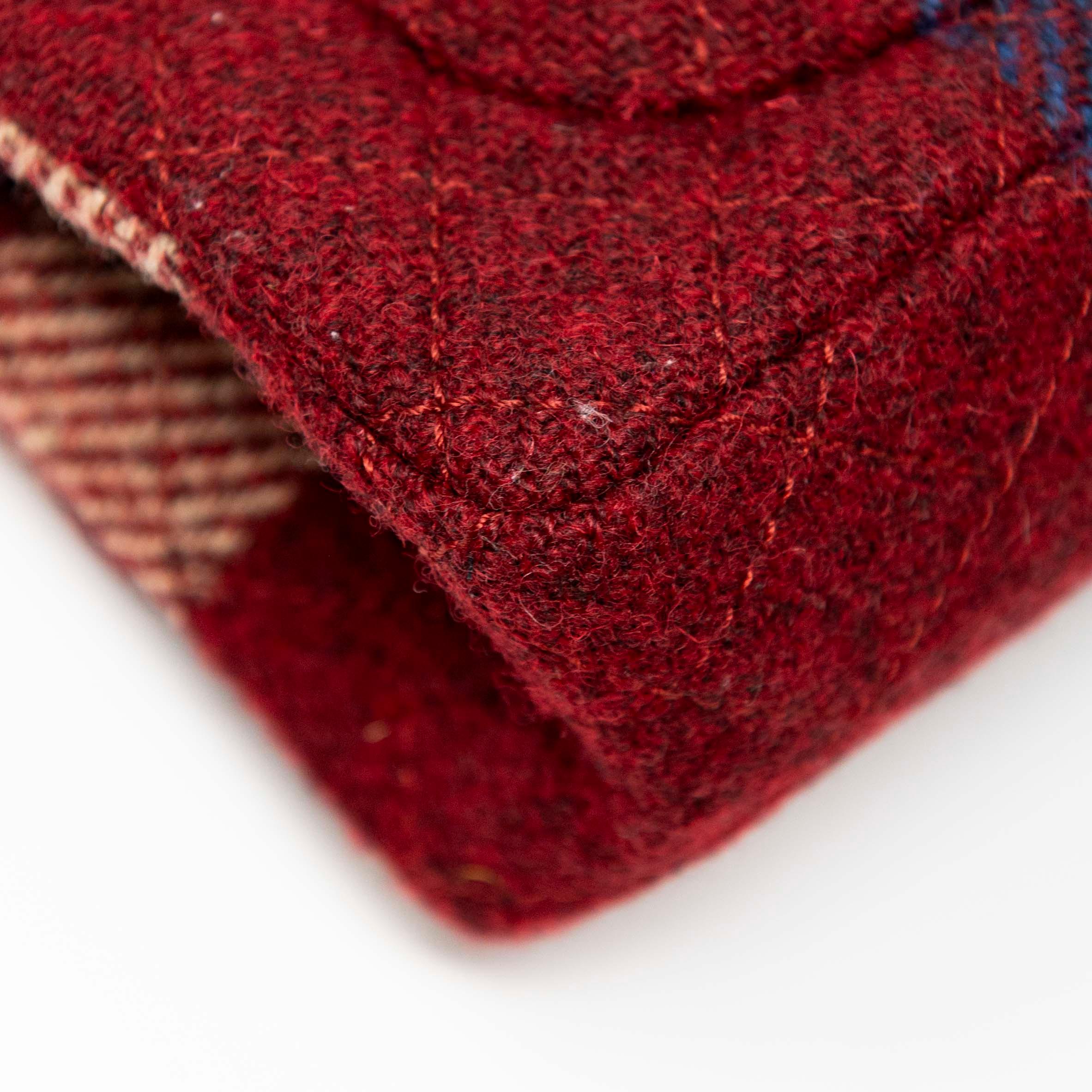 Chanel Red Tweed 2.55 Reissue 224