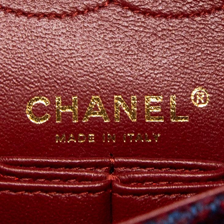 Chanel Red Tweed 2.55 Reissue 224