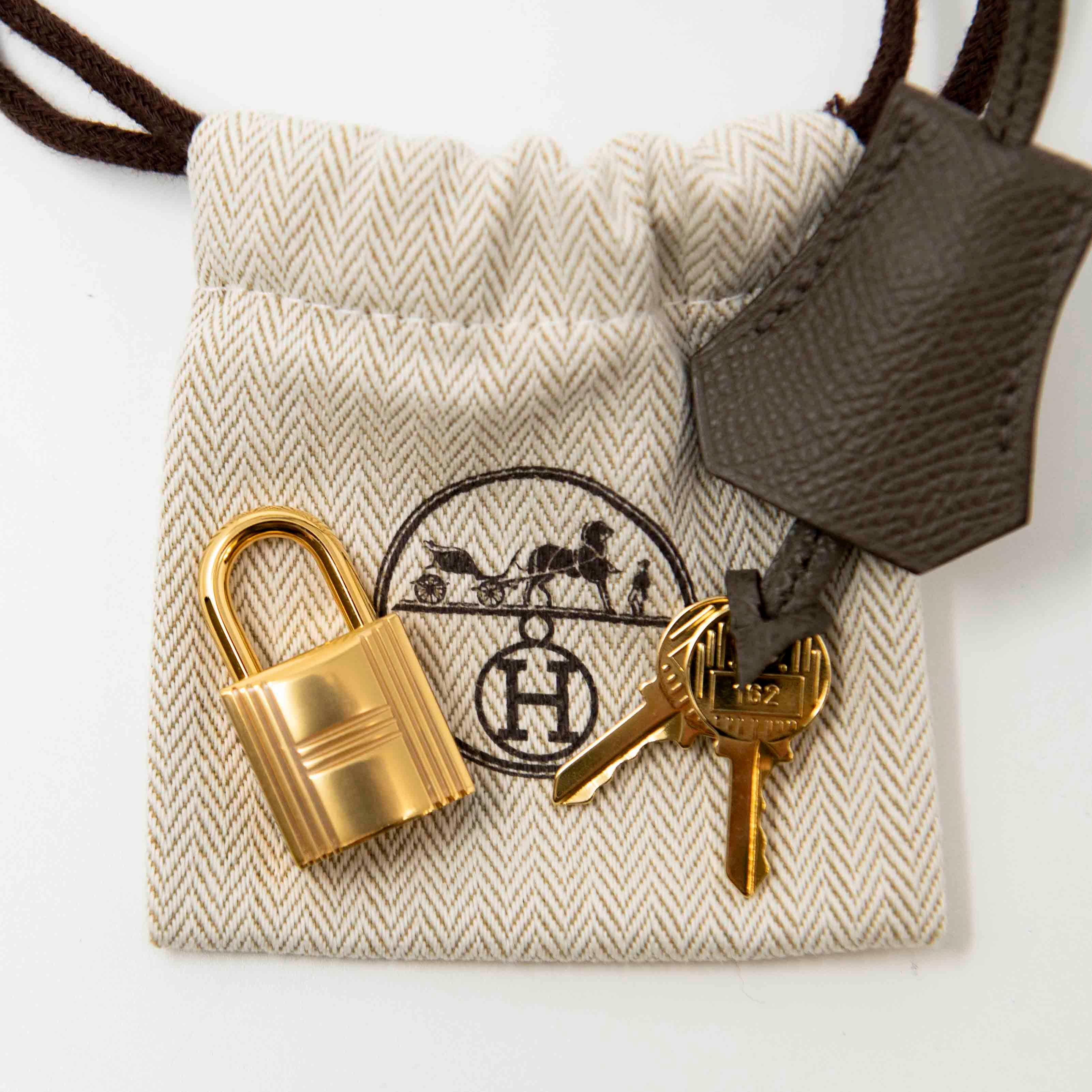 Hermes Etain Epsom Birkin Sellier 25