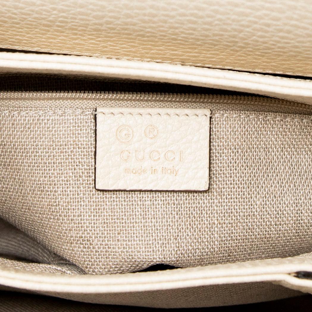 Gucci White Interlocking GG Bag