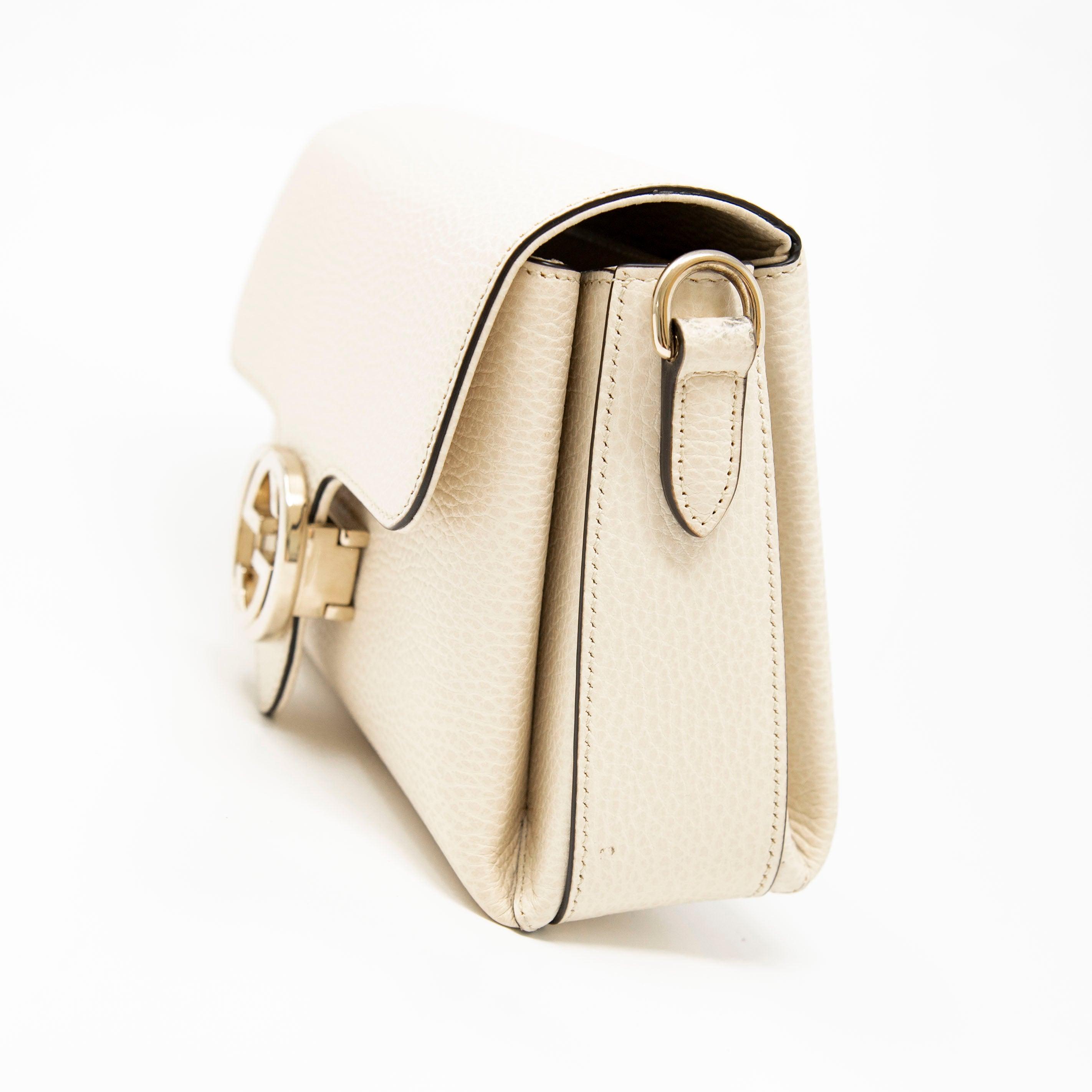Gucci White Interlocking GG Bag
