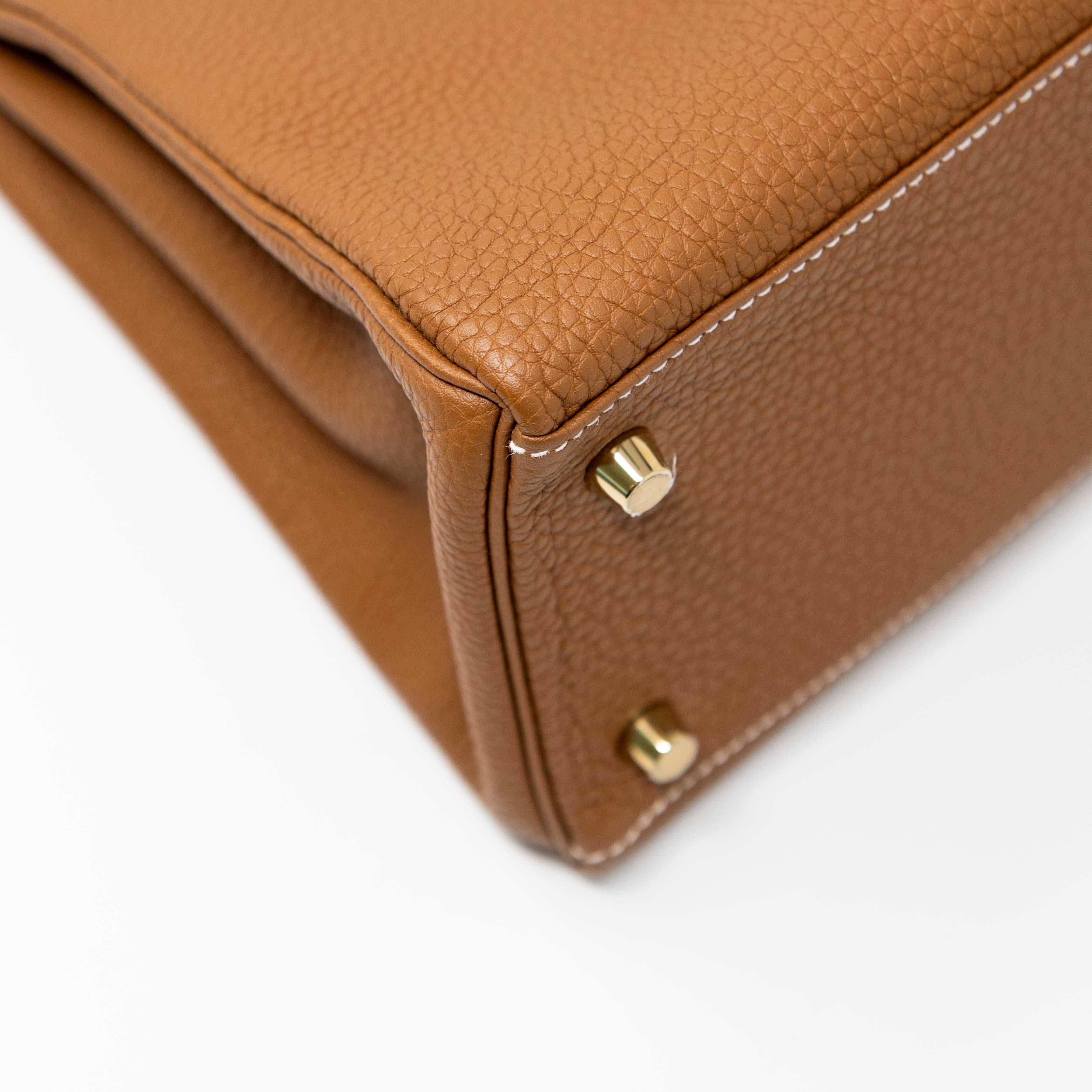 Hermes Gold Togo Kelly 28