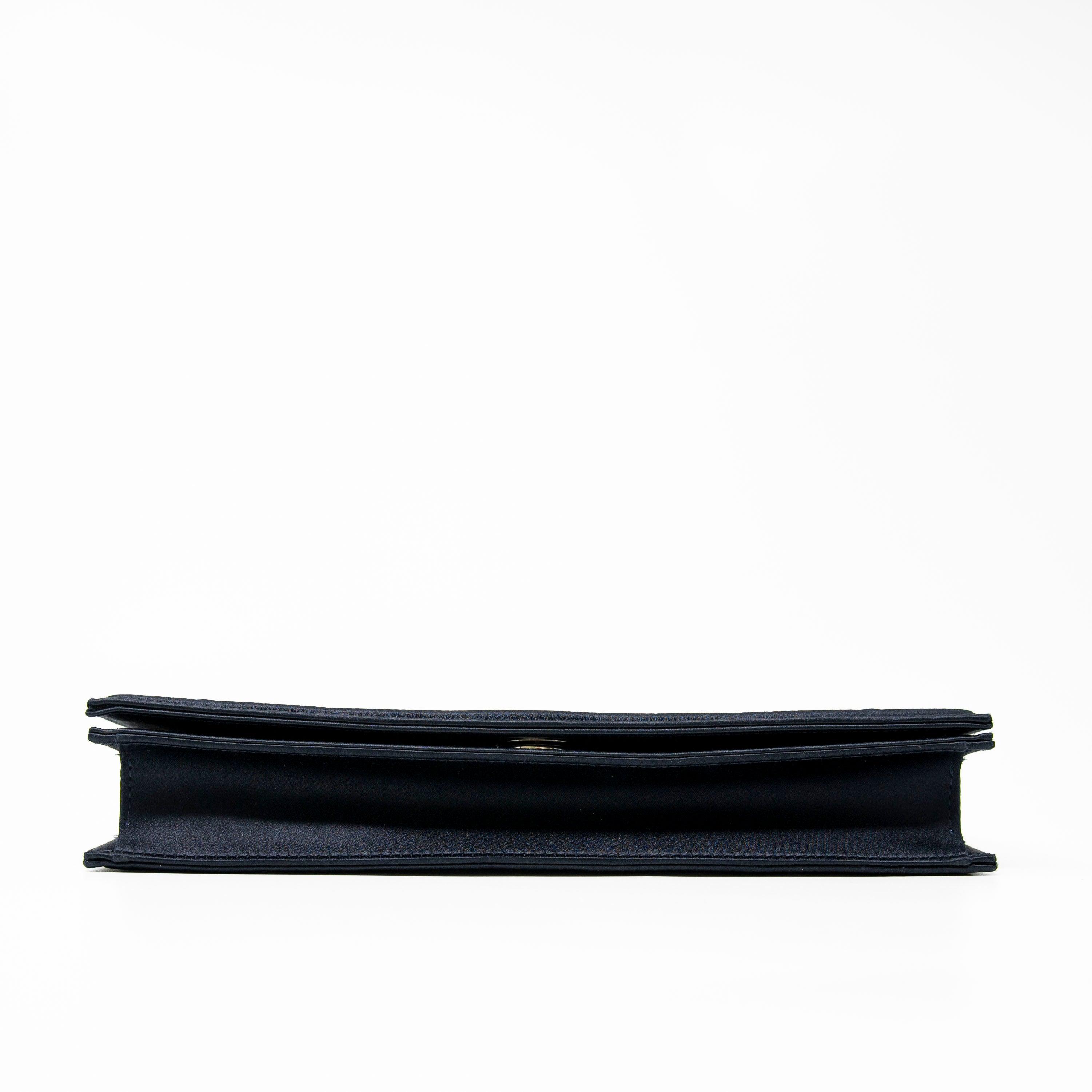 Dior Blue Diorama Croisiere Chain Wallet