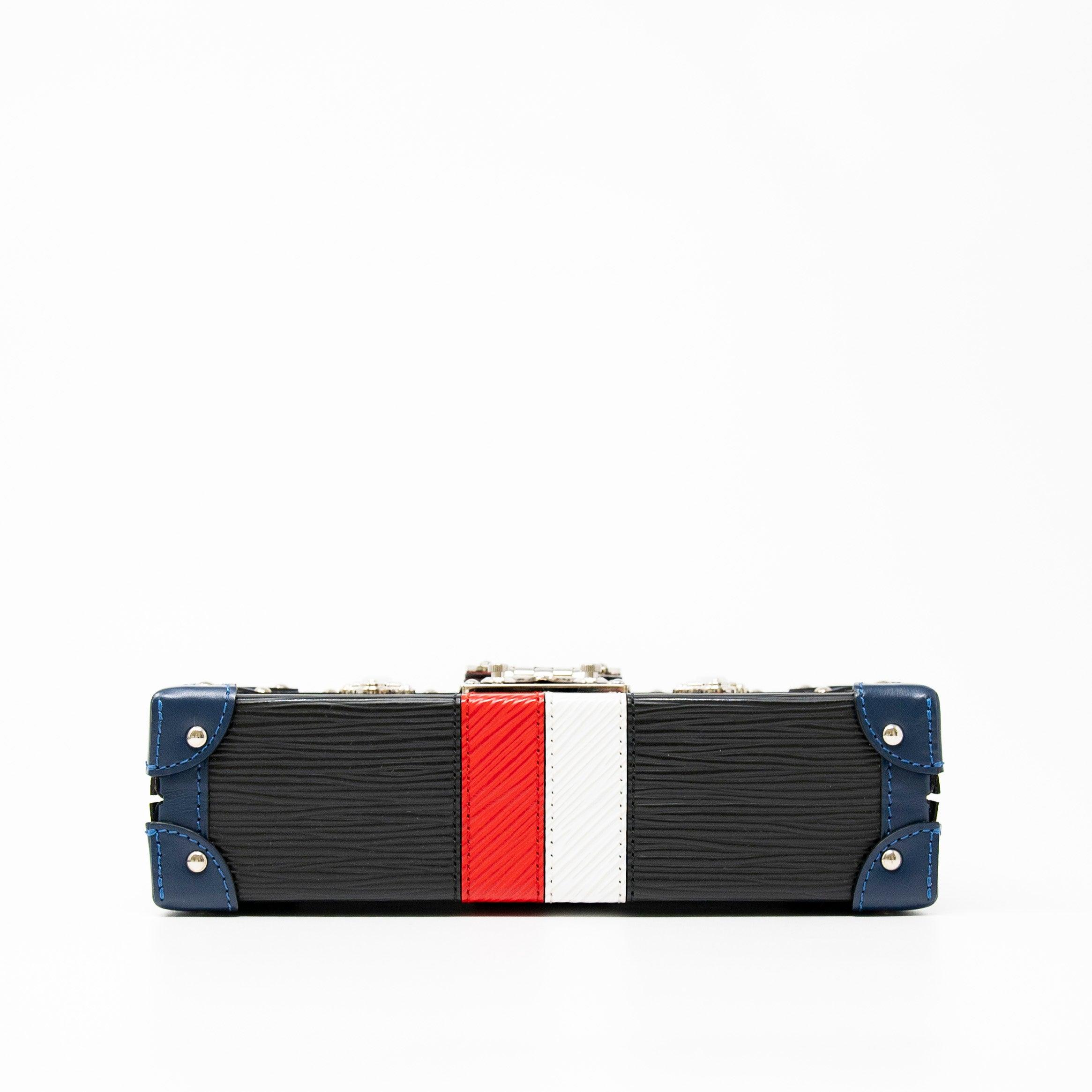 Louis Vuitton Black Epi Petite Malle Bag