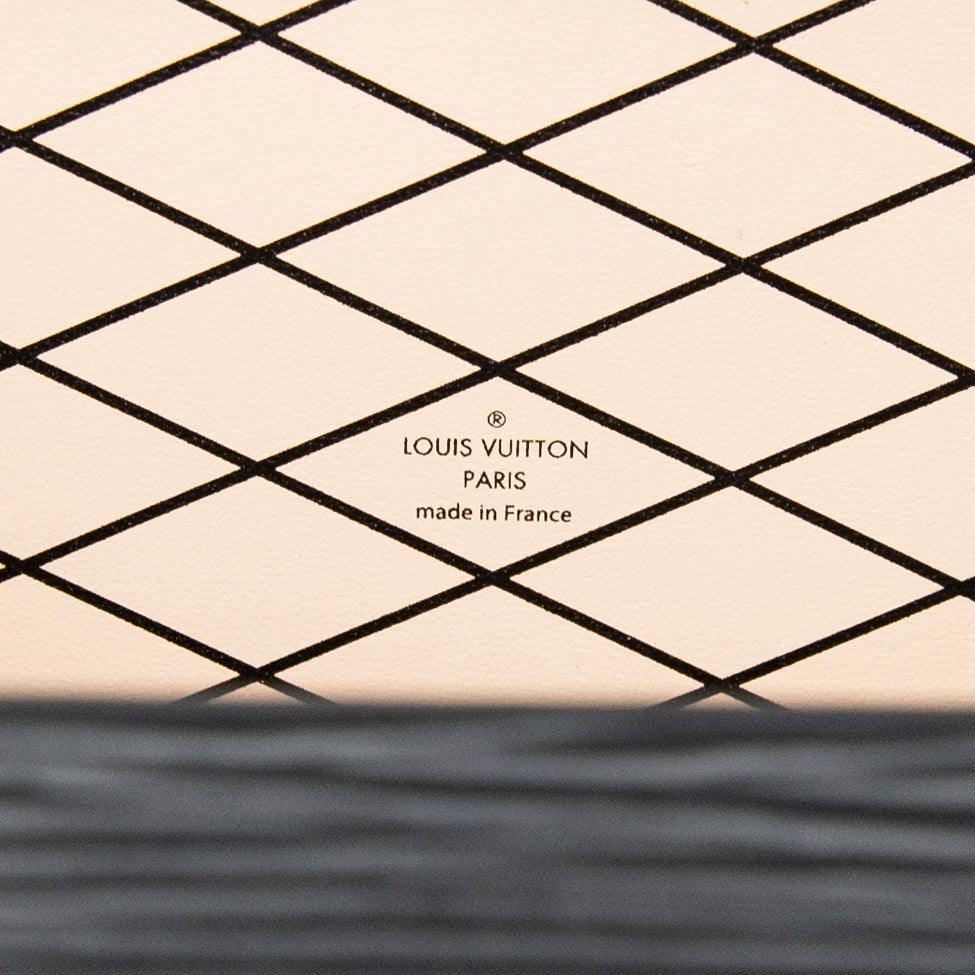 Louis Vuitton Black Epi Petite Malle Bag