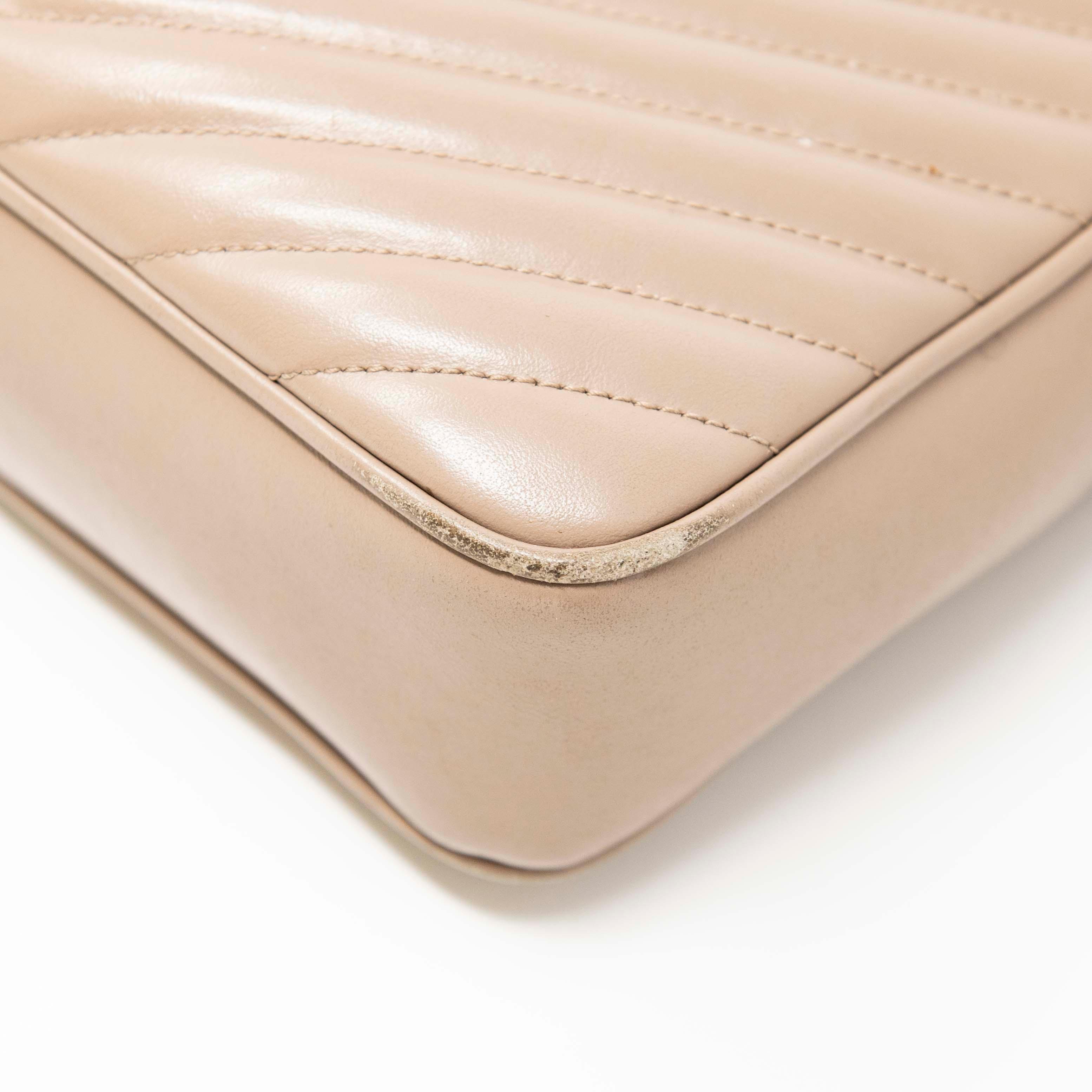 Saint Laurent Beige Lou Camera Bag