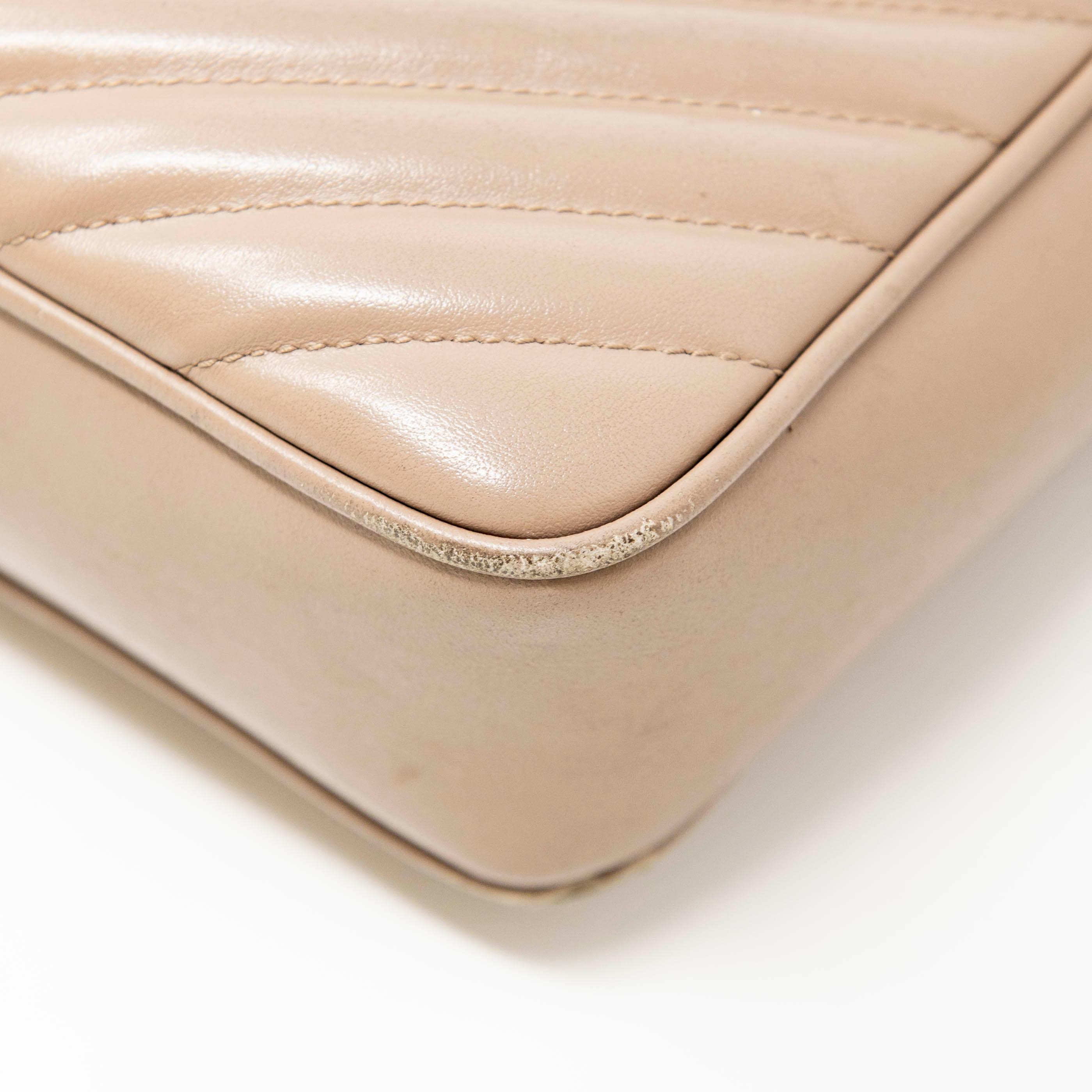 Saint Laurent Beige Lou Camera Bag