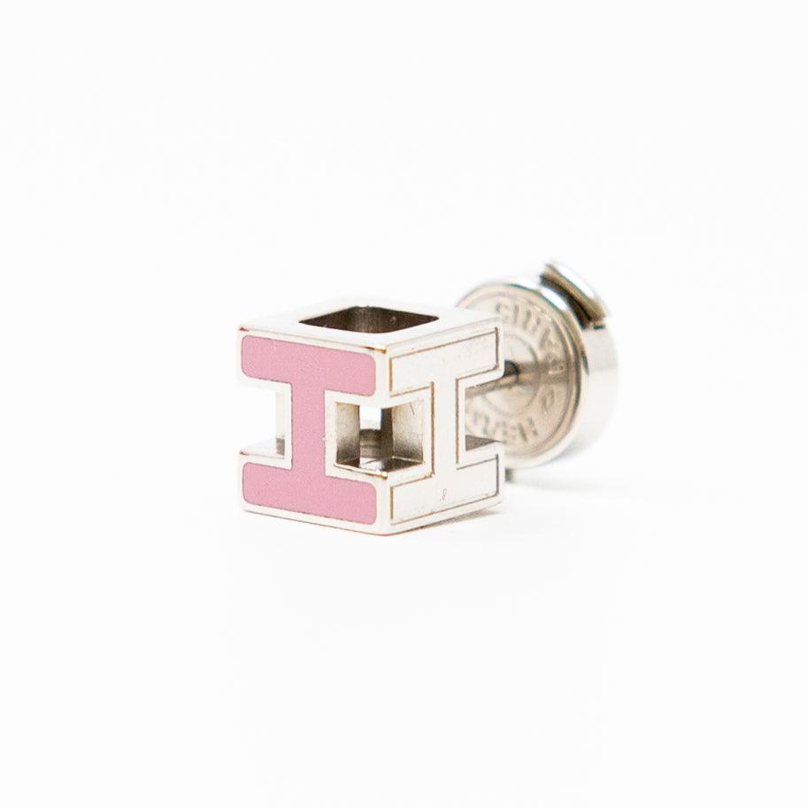 Hermes Pink Cage d’H Earrings