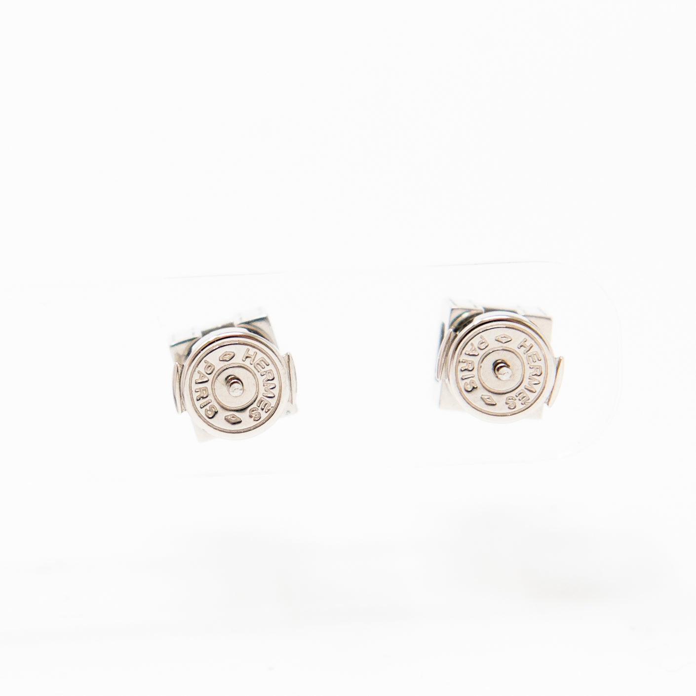 Hermes Pink Cage d’H Earrings