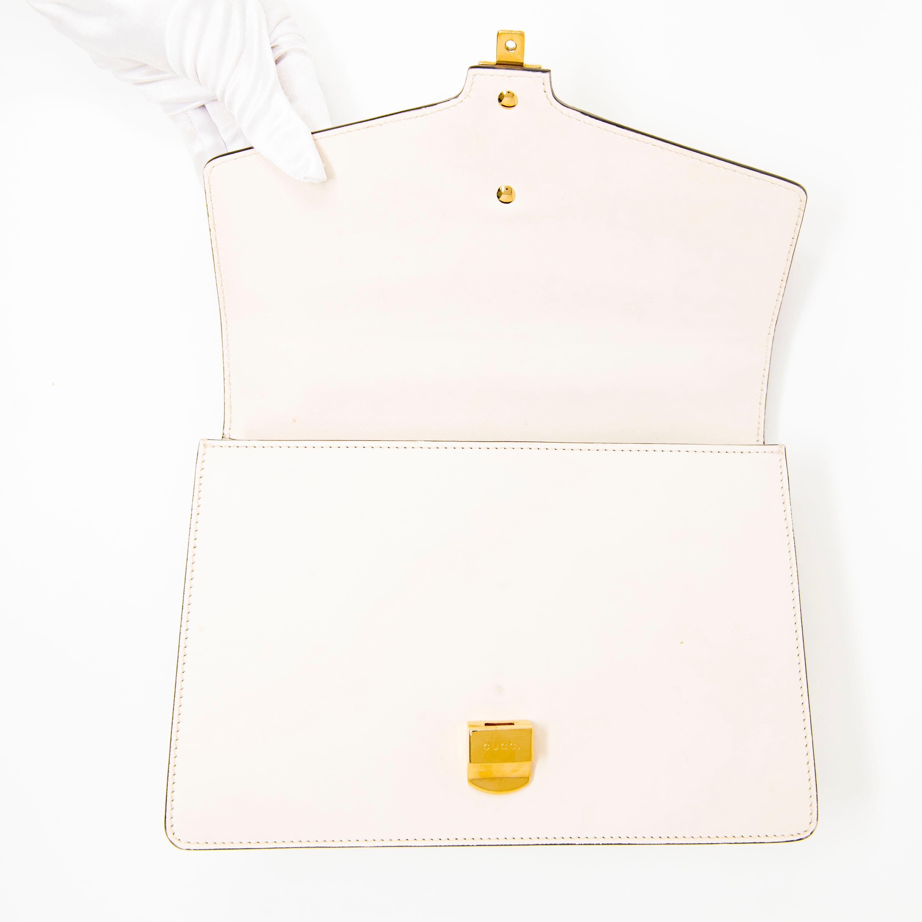 Gucci White Small Sylvie Bag