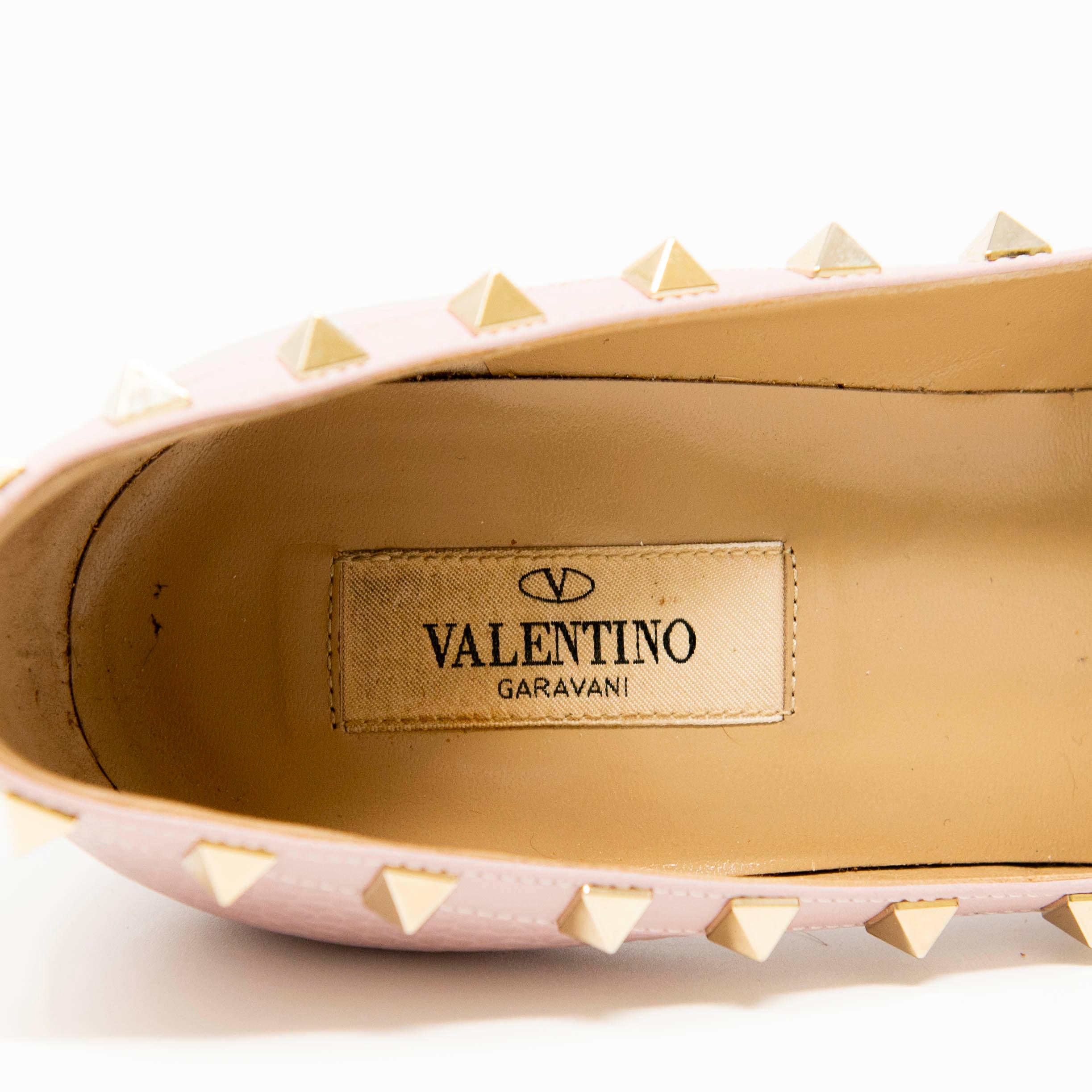 Valentino Pink Rockstud Pumps 37.5