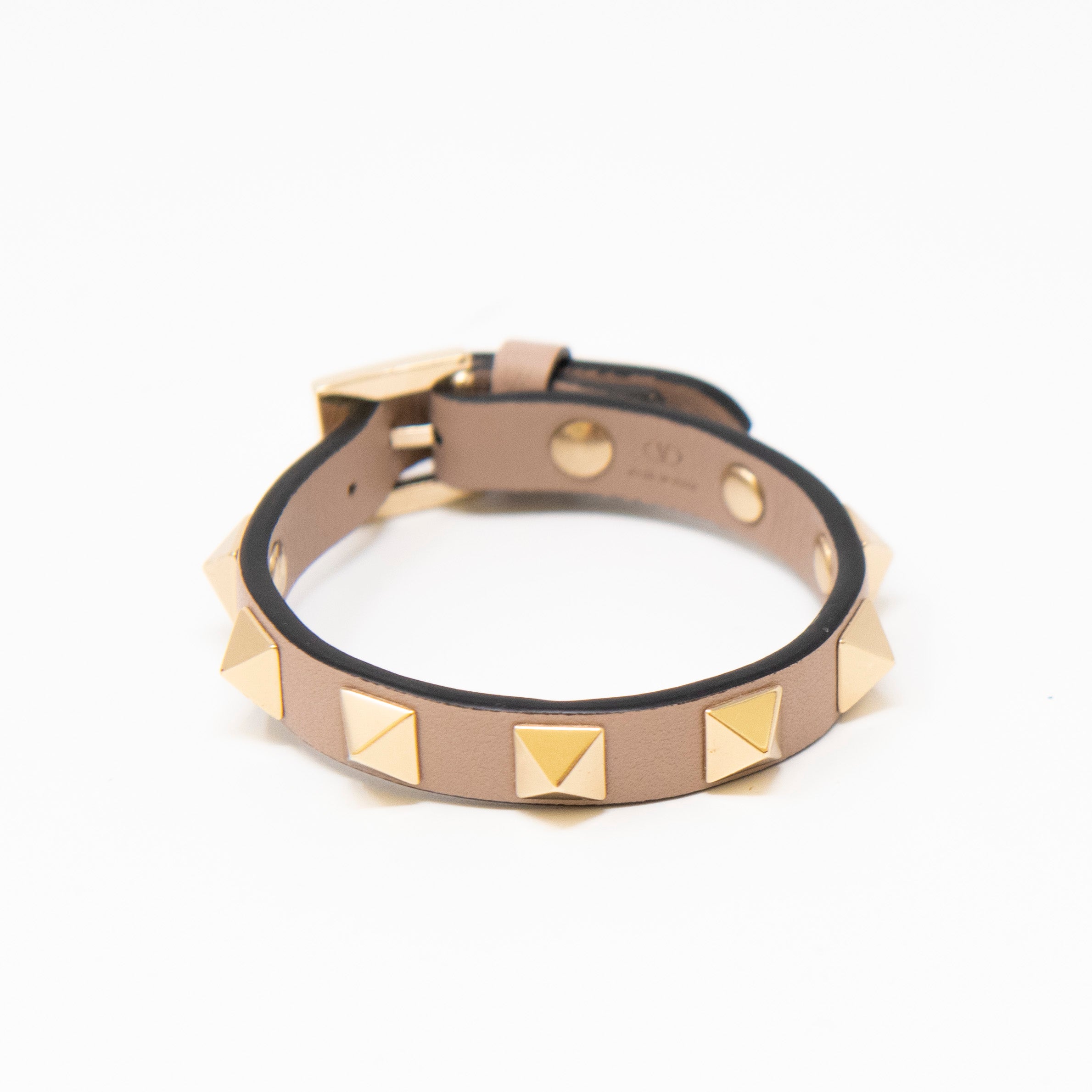 Valentino Beige Rockstud Bracelet