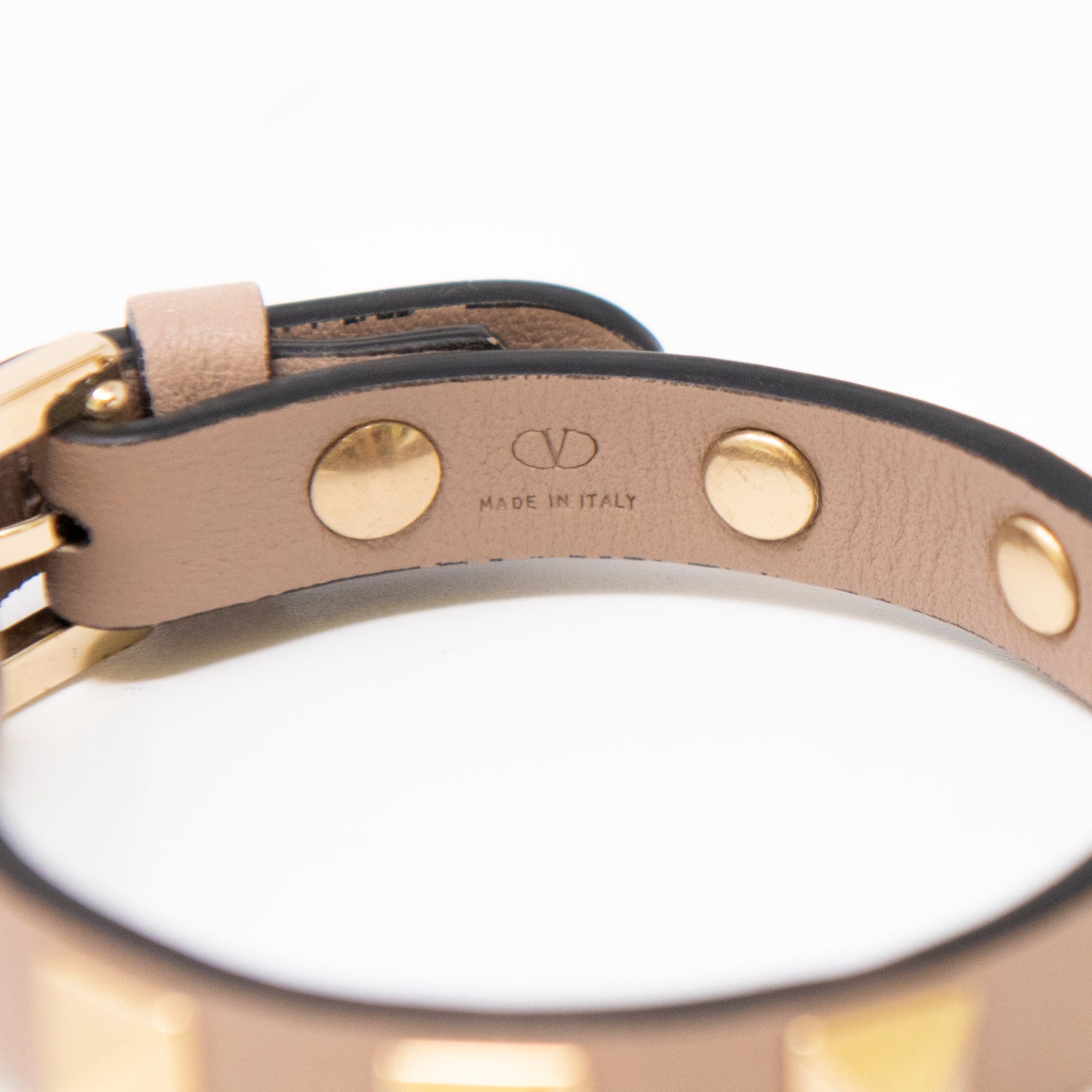 Valentino Beige Rockstud Bracelet