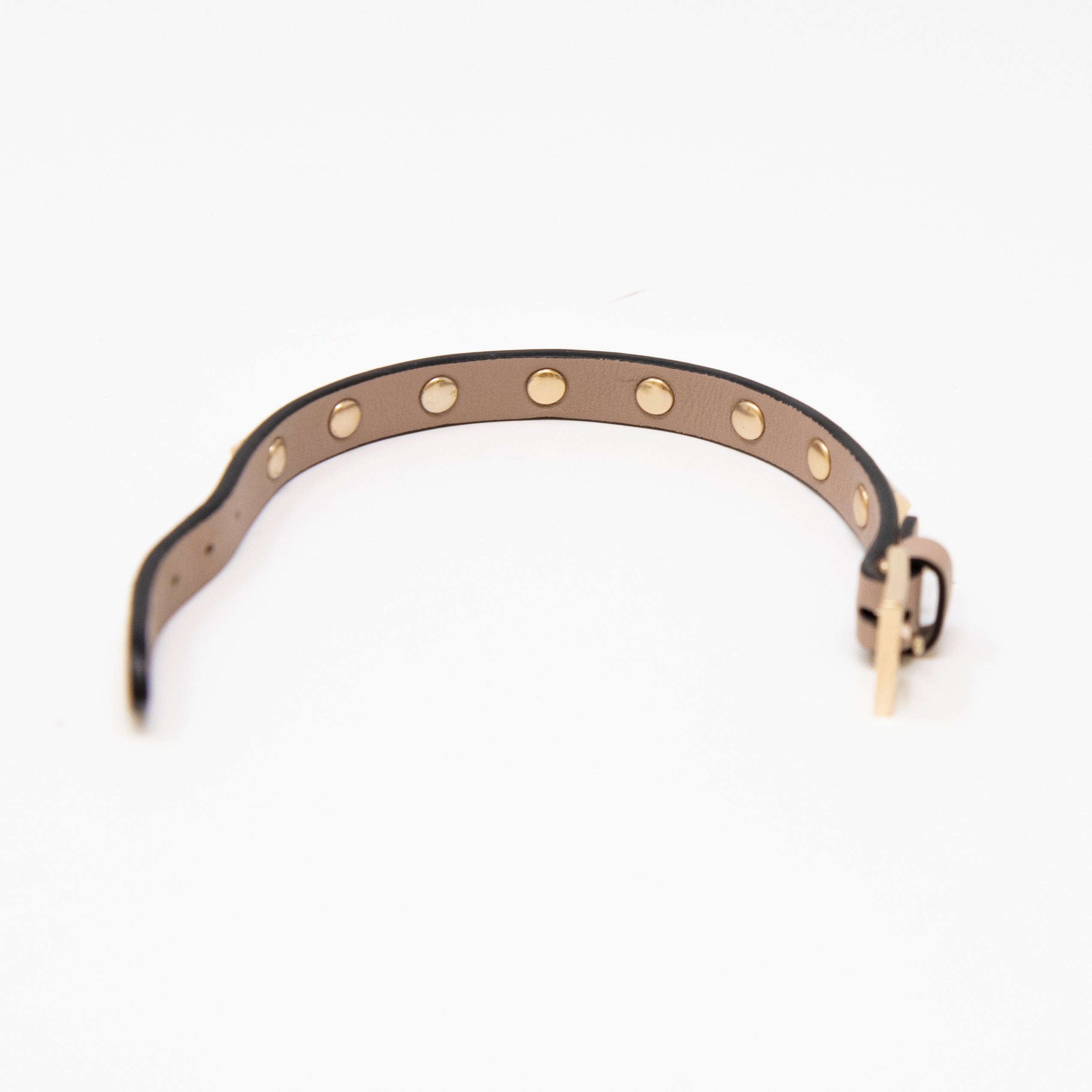 Valentino Beige Rockstud Bracelet