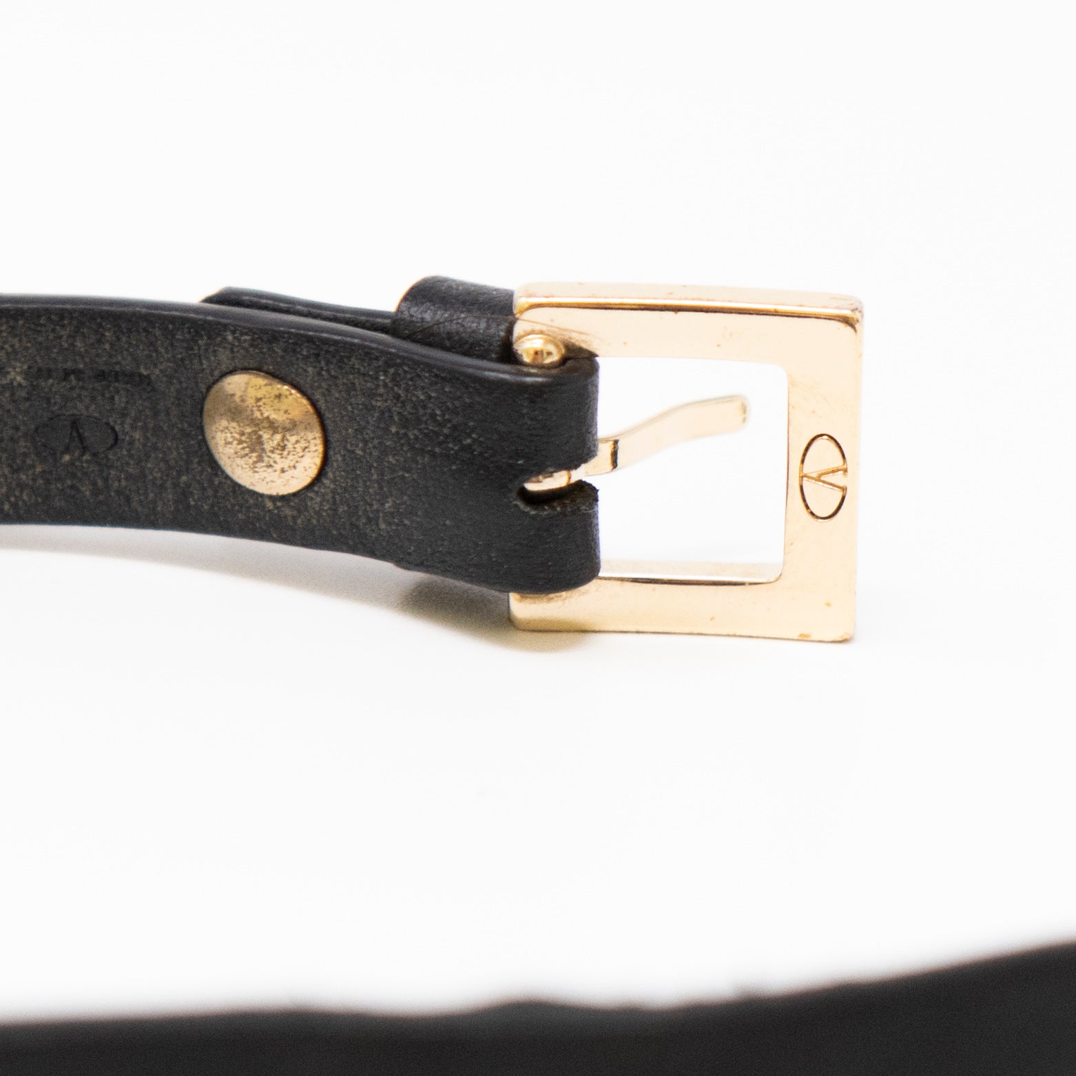 Valentino Black Rockstud Bracelet