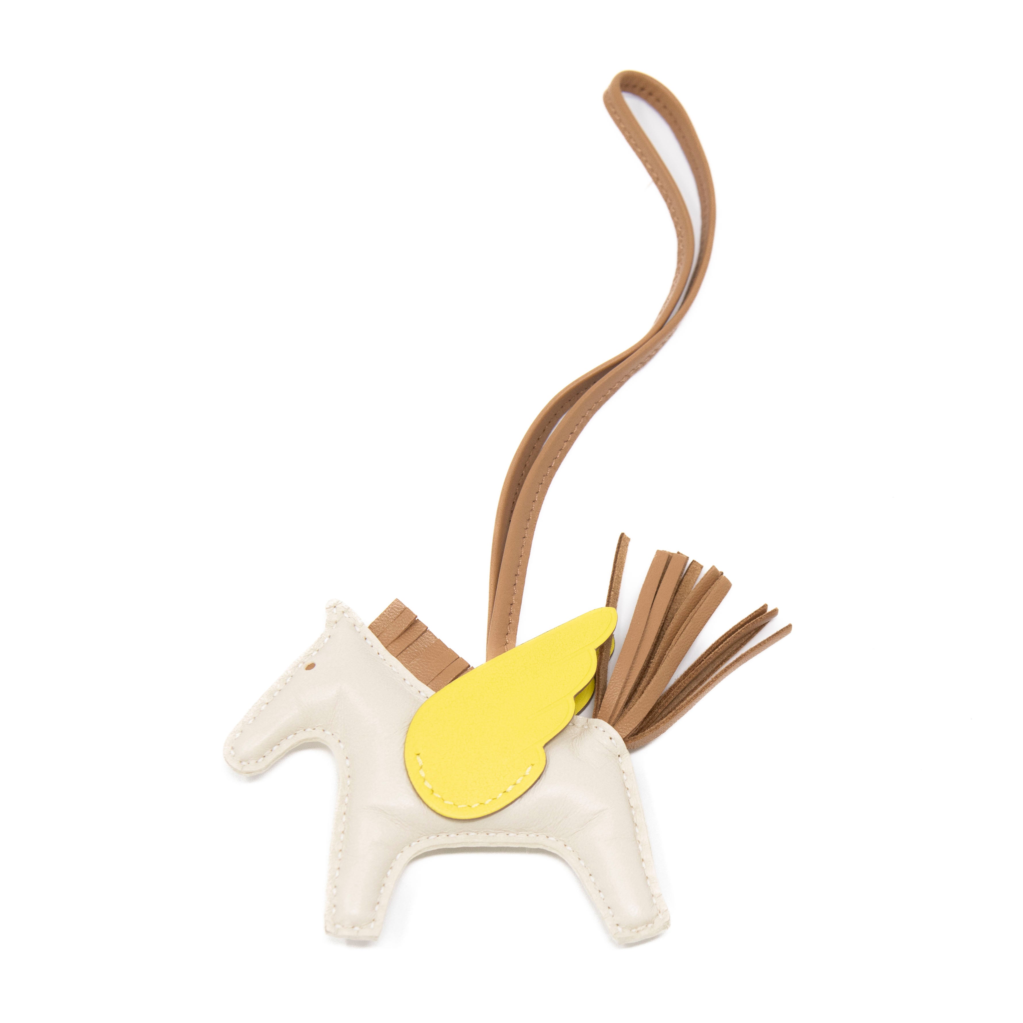 Hermes Craie Swift Rodeo Pegase Charm PM