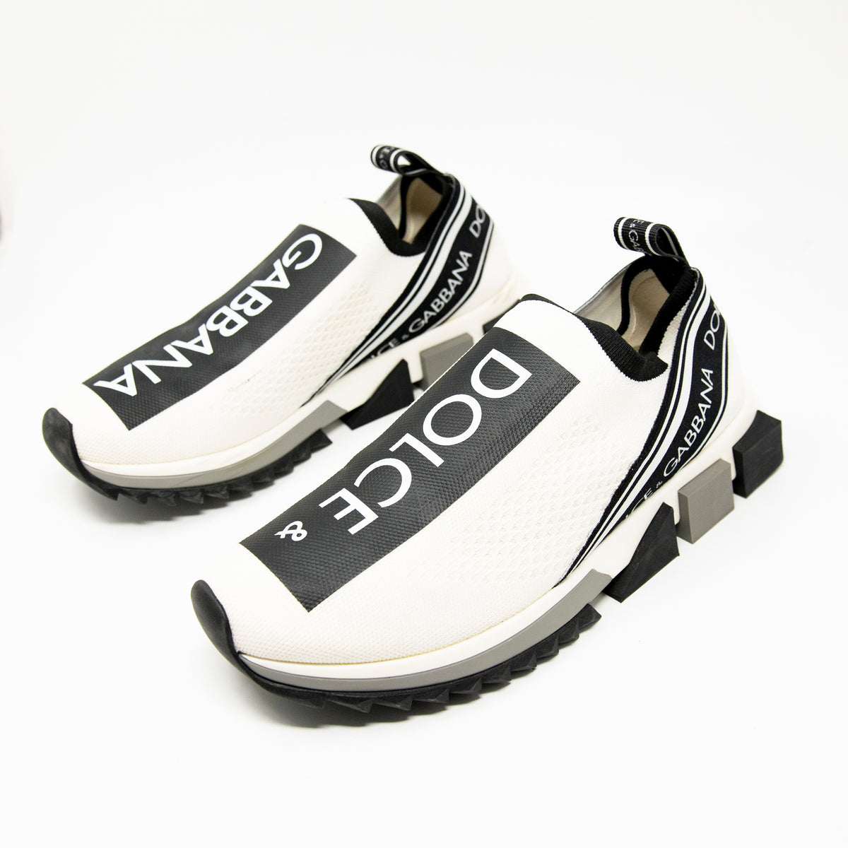 Dolce Gabbana White Sorrento Sneakers 40 Jadore Couture