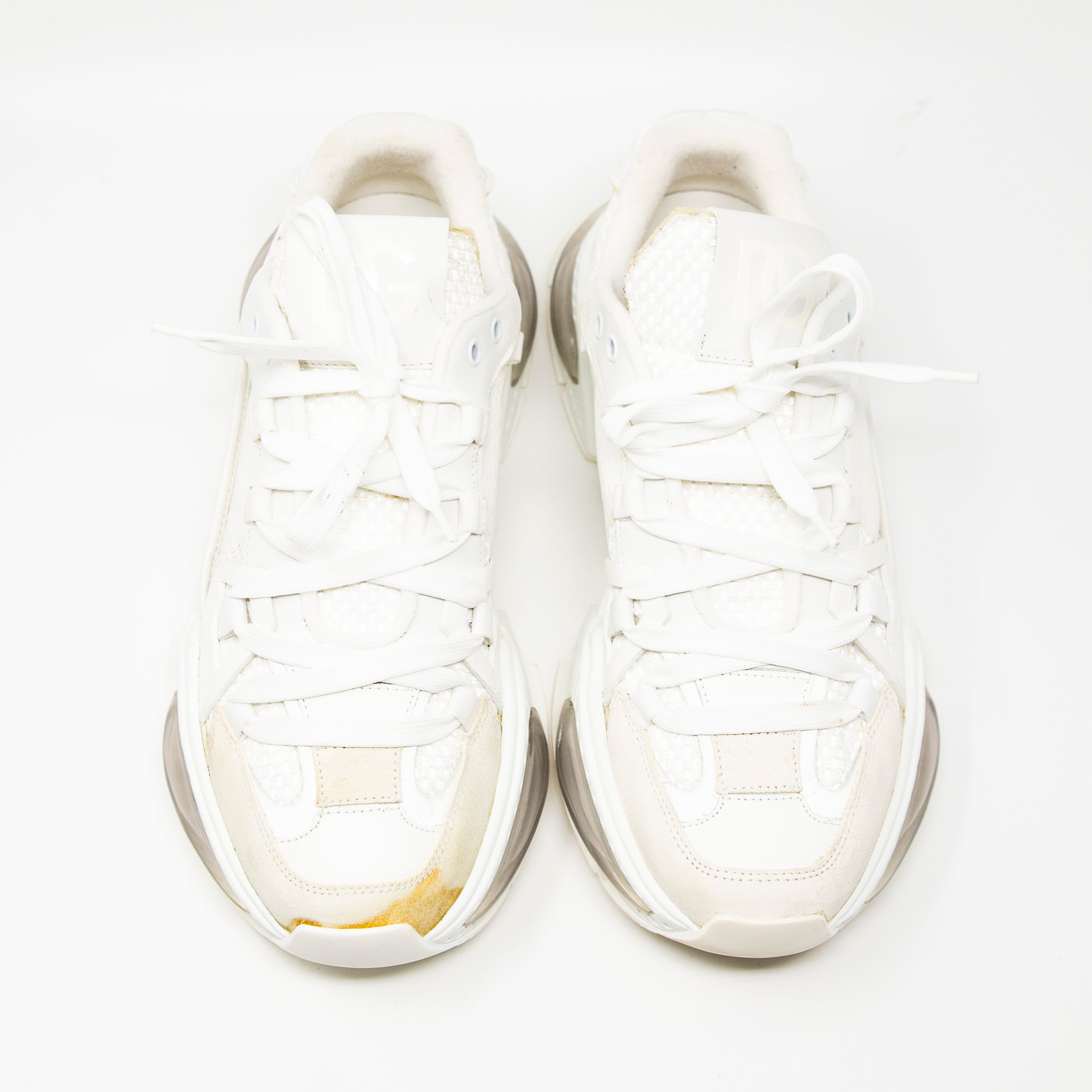 Dolce & Gabbana White Airmaster Sneakers 44