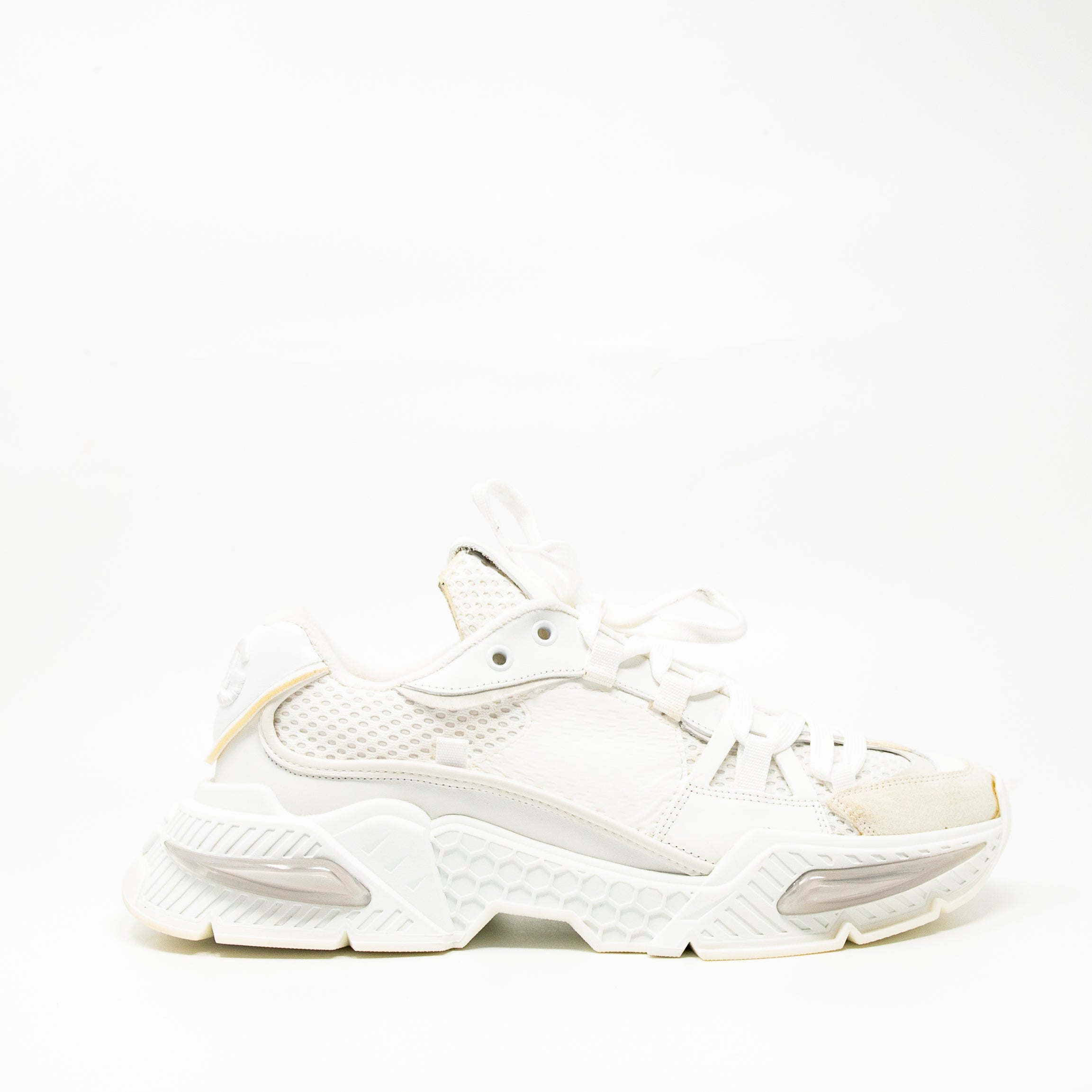 Dolce & Gabbana White Airmaster Sneakers 44