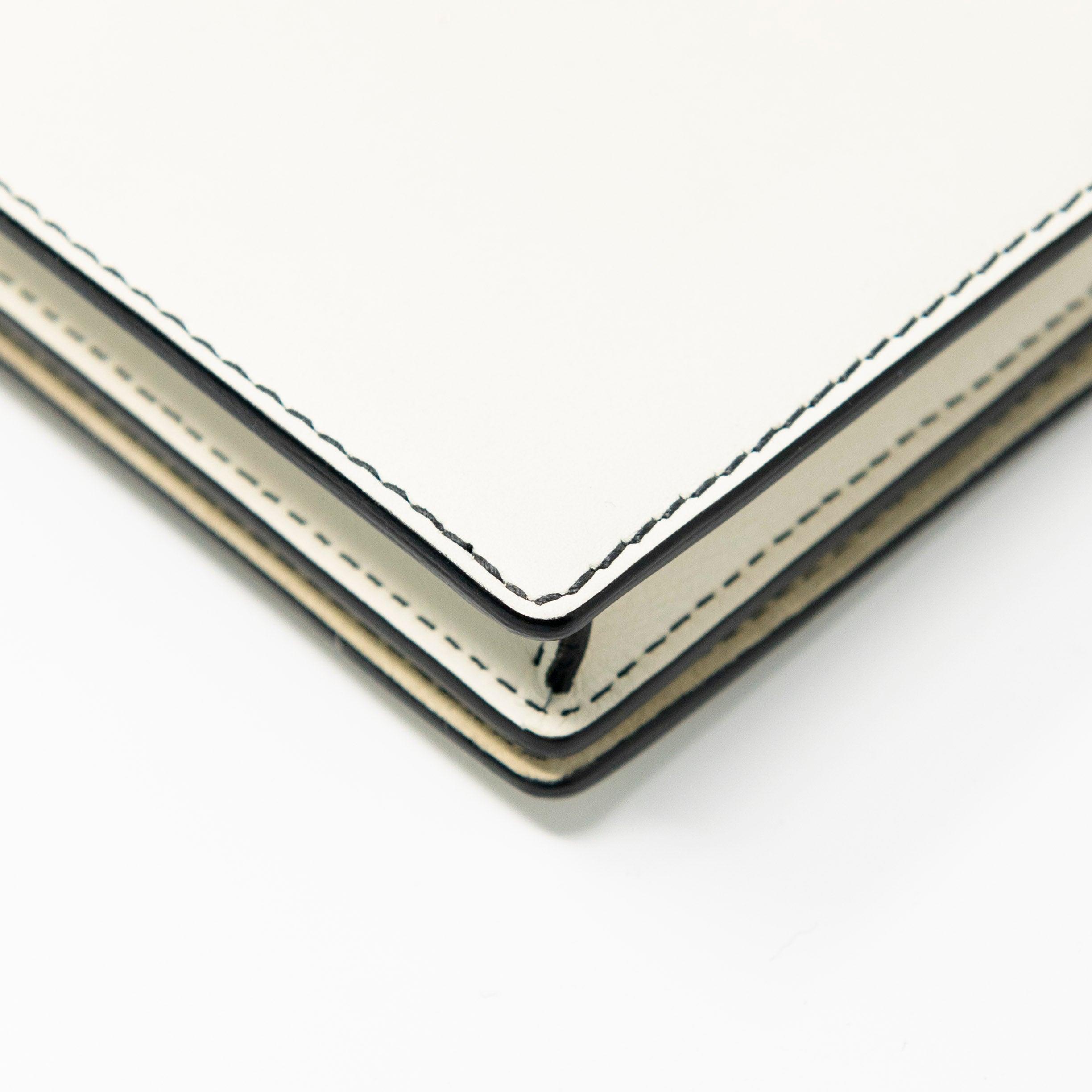 Dior J’adior White Wallet On Chain