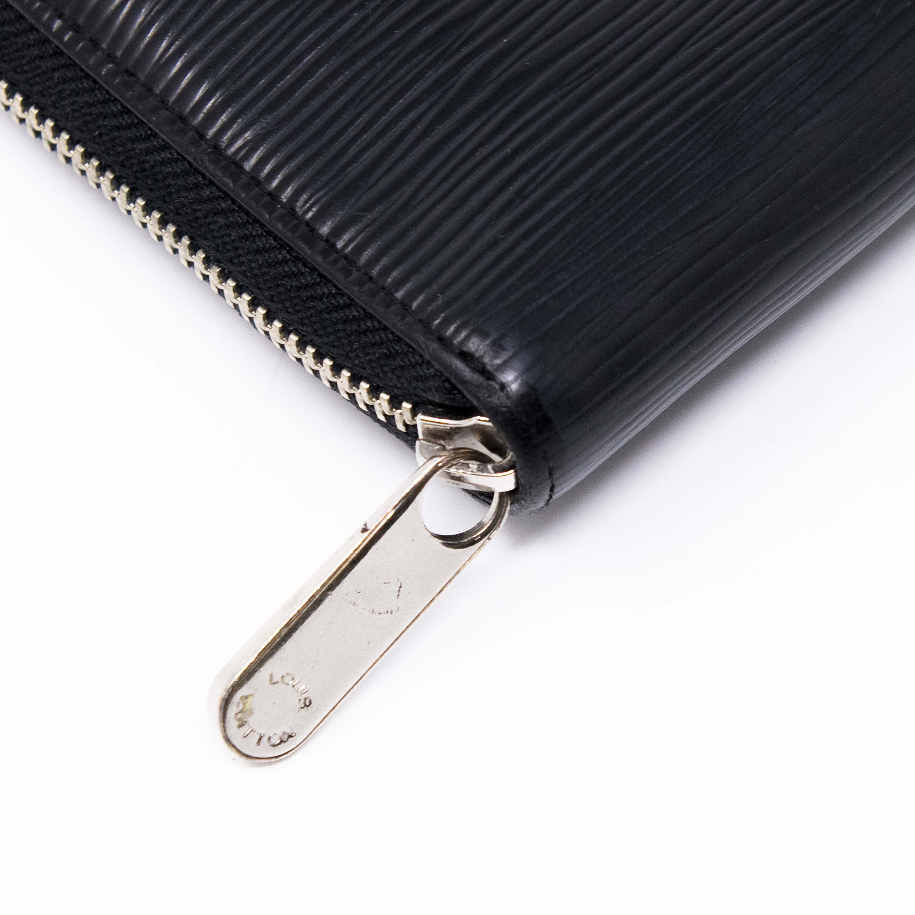 Louis Vuitton Black Epi Zippy Wallet