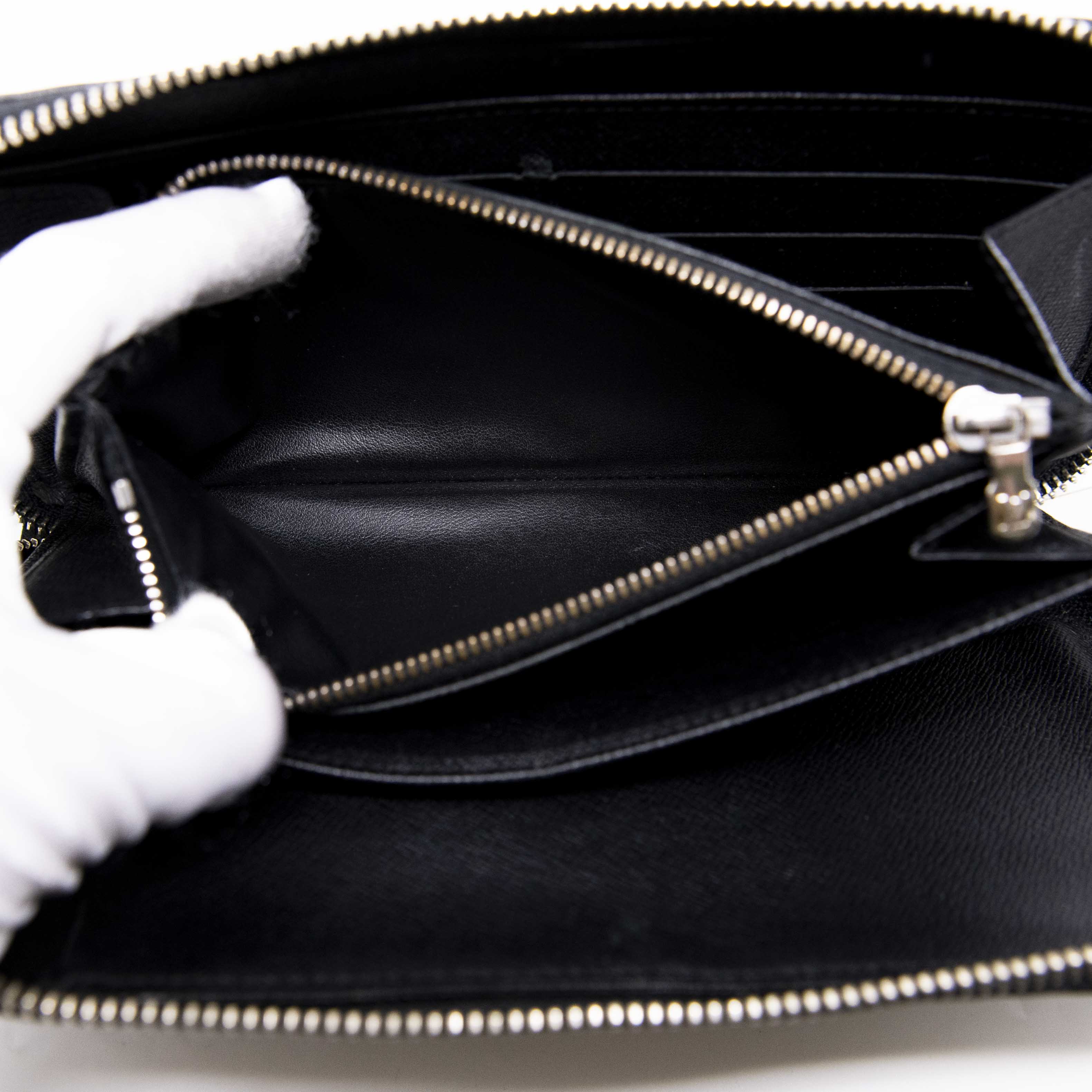 Louis Vuitton Black Epi Zippy Wallet