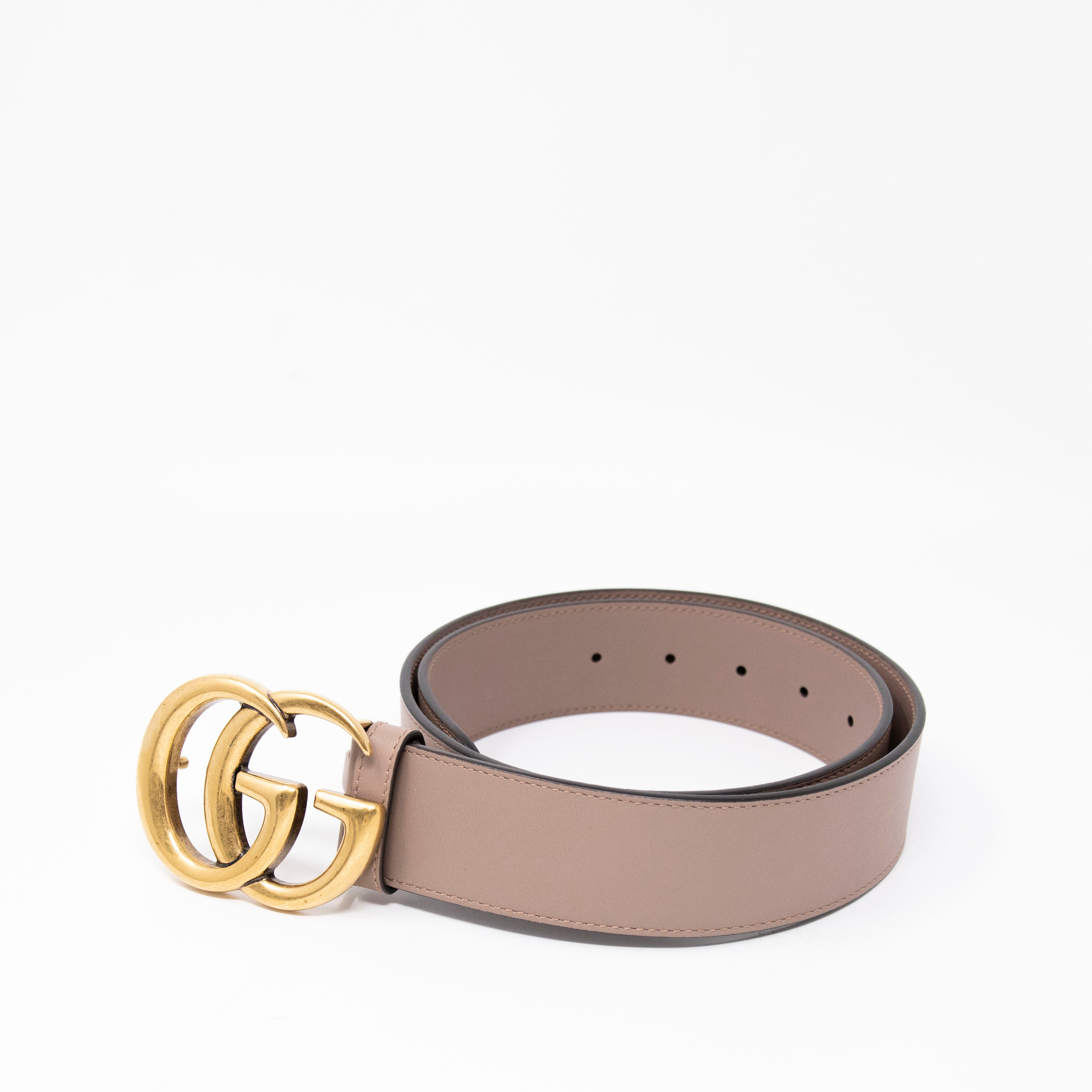 Gucci Dusty Pink Marmont Belt 80