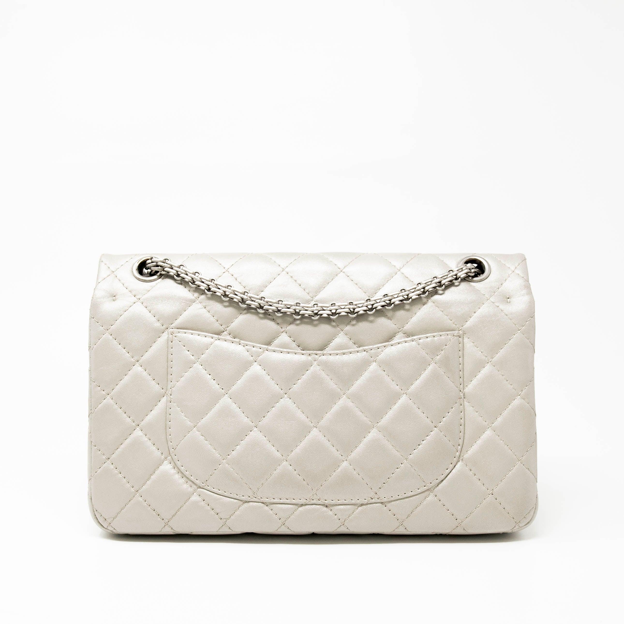 Chanel Silver 2.55 Reissue 226