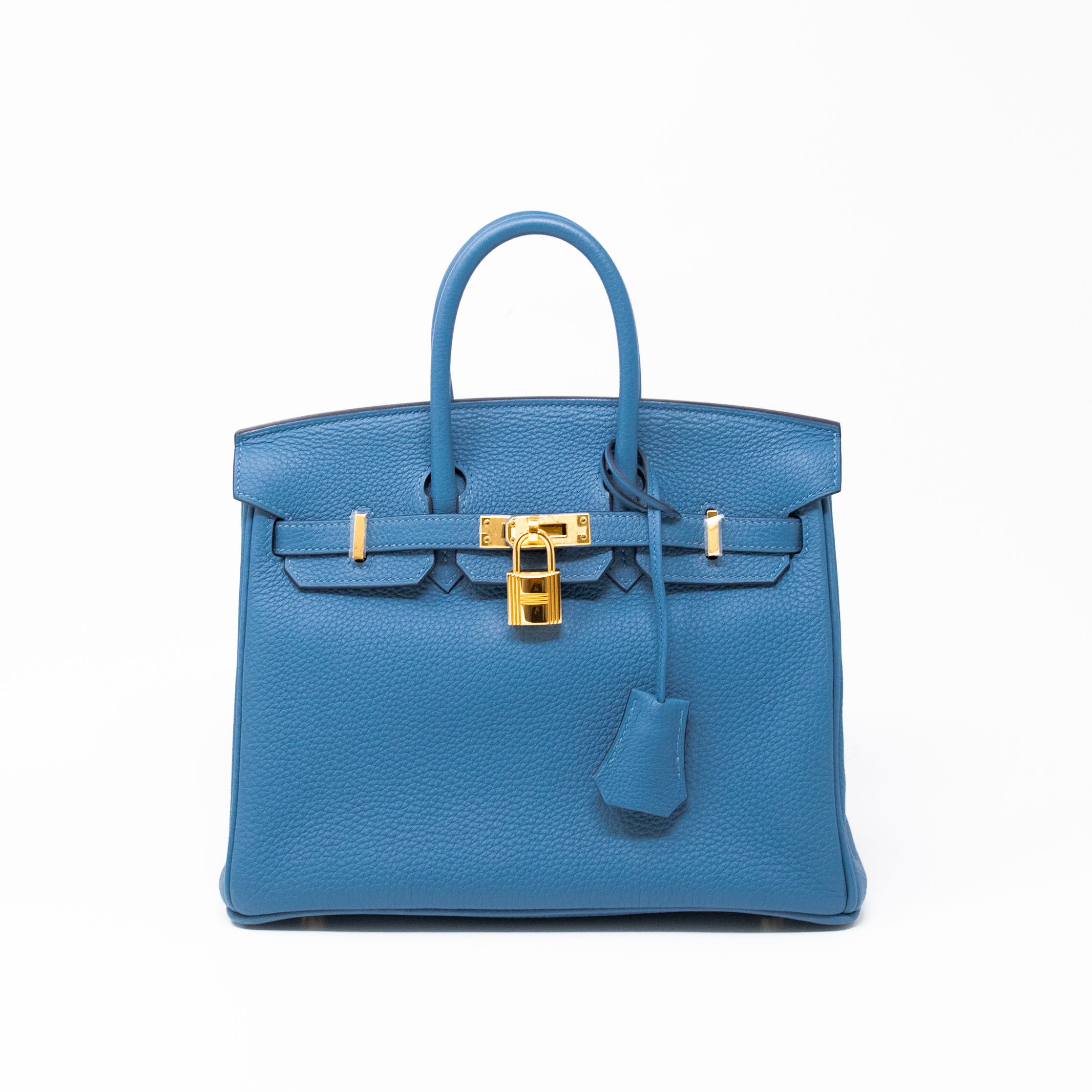 Hermes Bleu Azur Togo Birkin 25