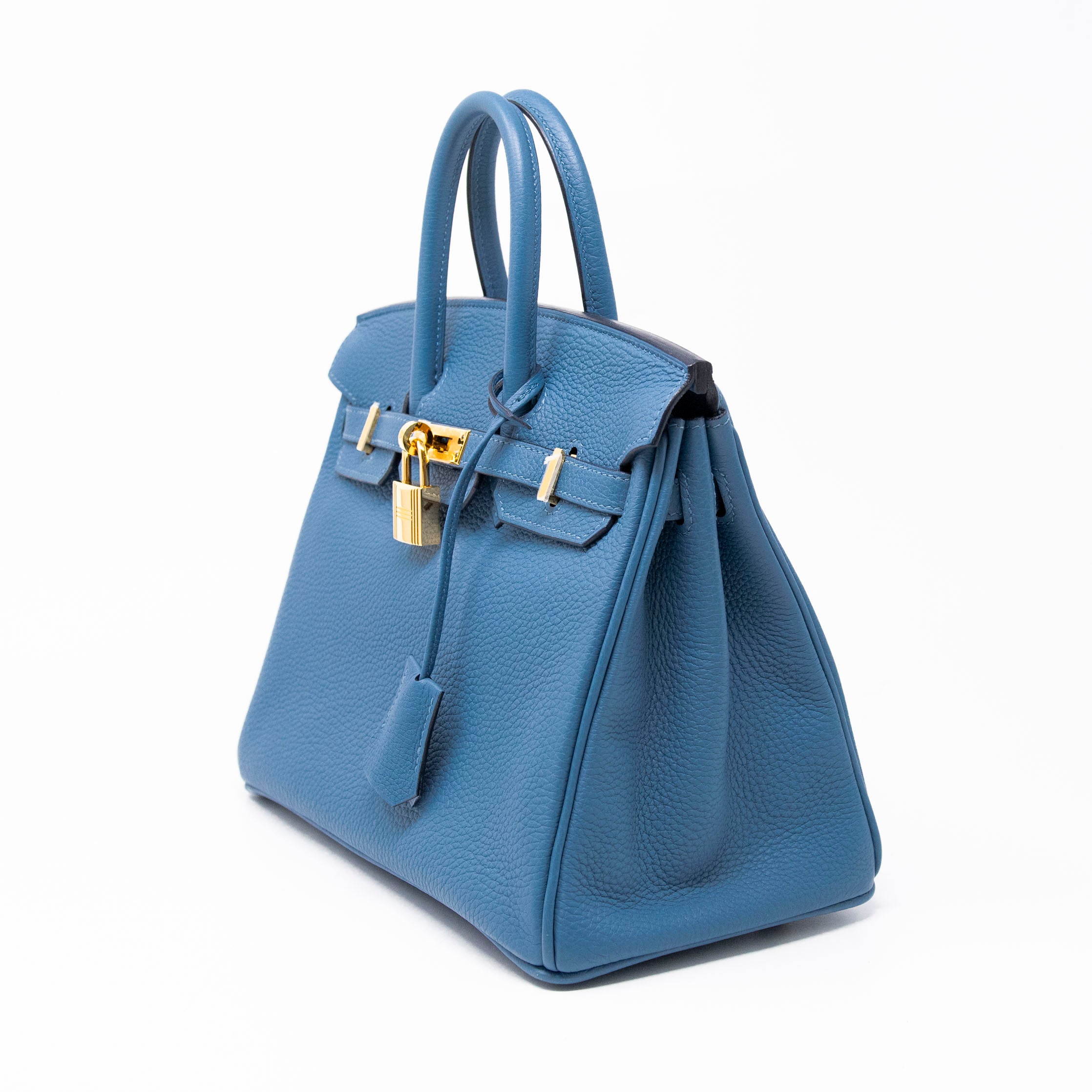 Hermes Bleu Azur Togo Birkin 25