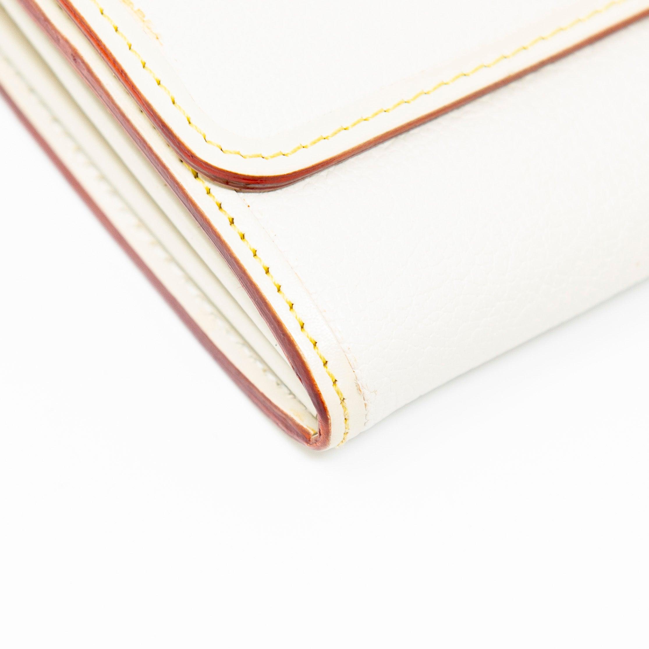 Louis Vuitton White Favori Suhali Wallet