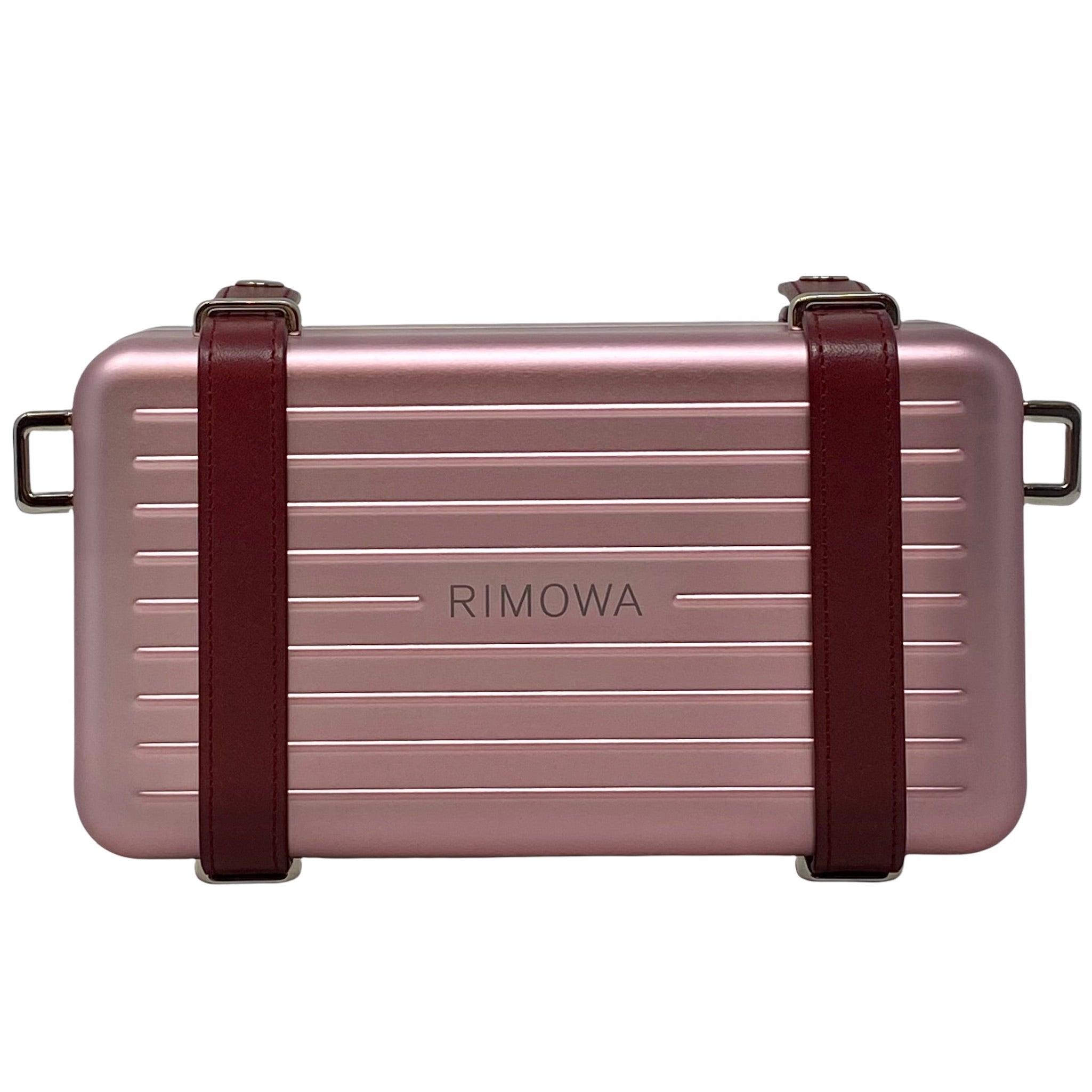 Dior x Rimowa Rose Aluminum Personal Clutch