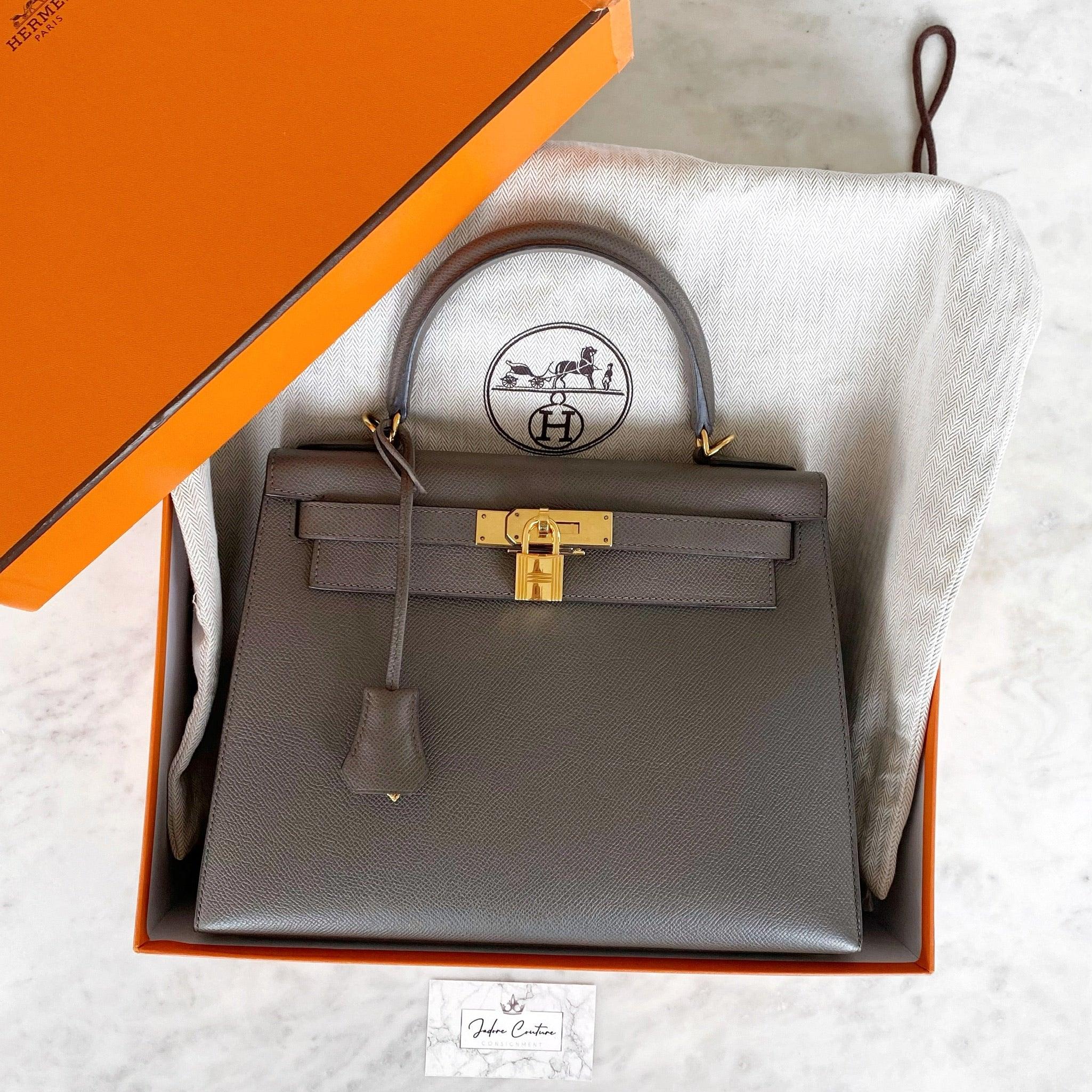 Hermes Etain Epsom Kelly 28