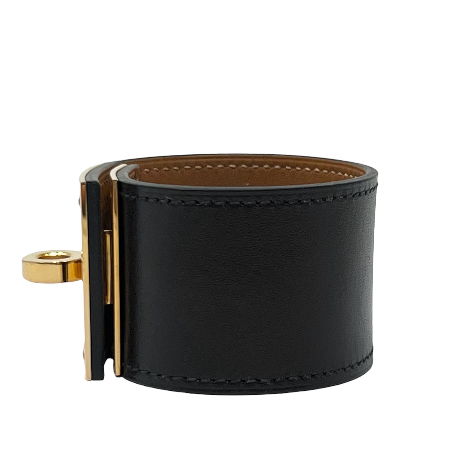 Hermes Noir Box Kelly Dog Bracelet T2