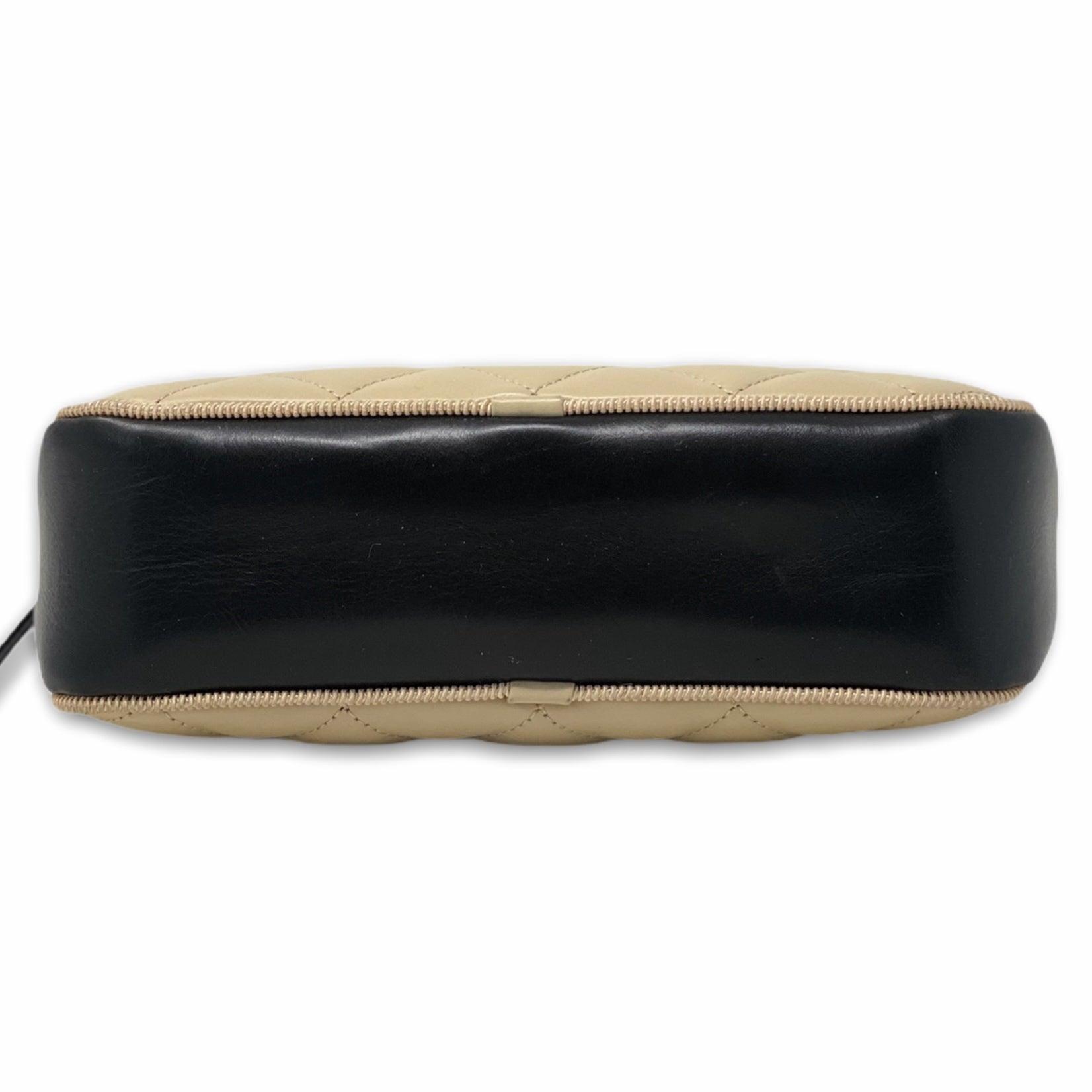 Chanel Beige Calfskin Small Ballerine Camera Bag