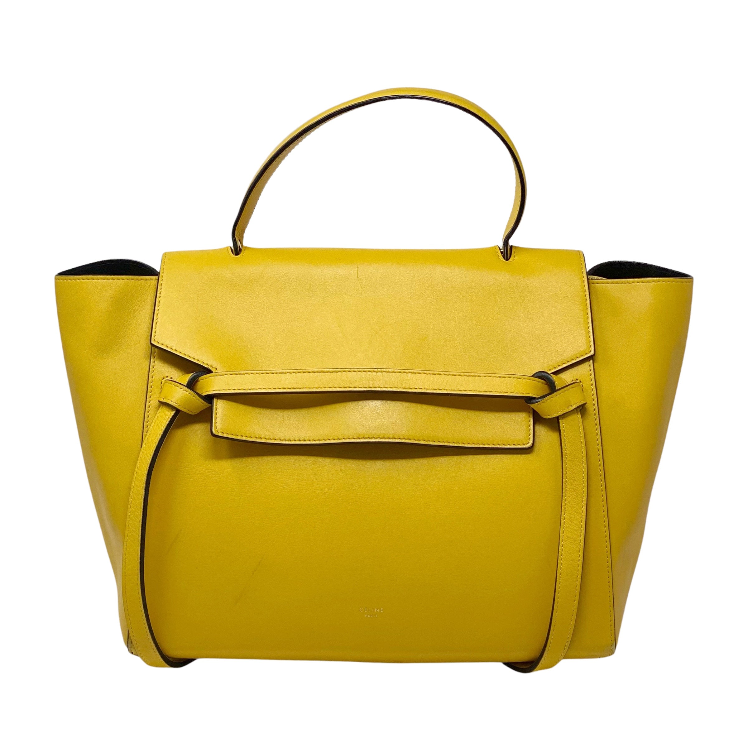 Celine Yellow Mini Belt Bag
