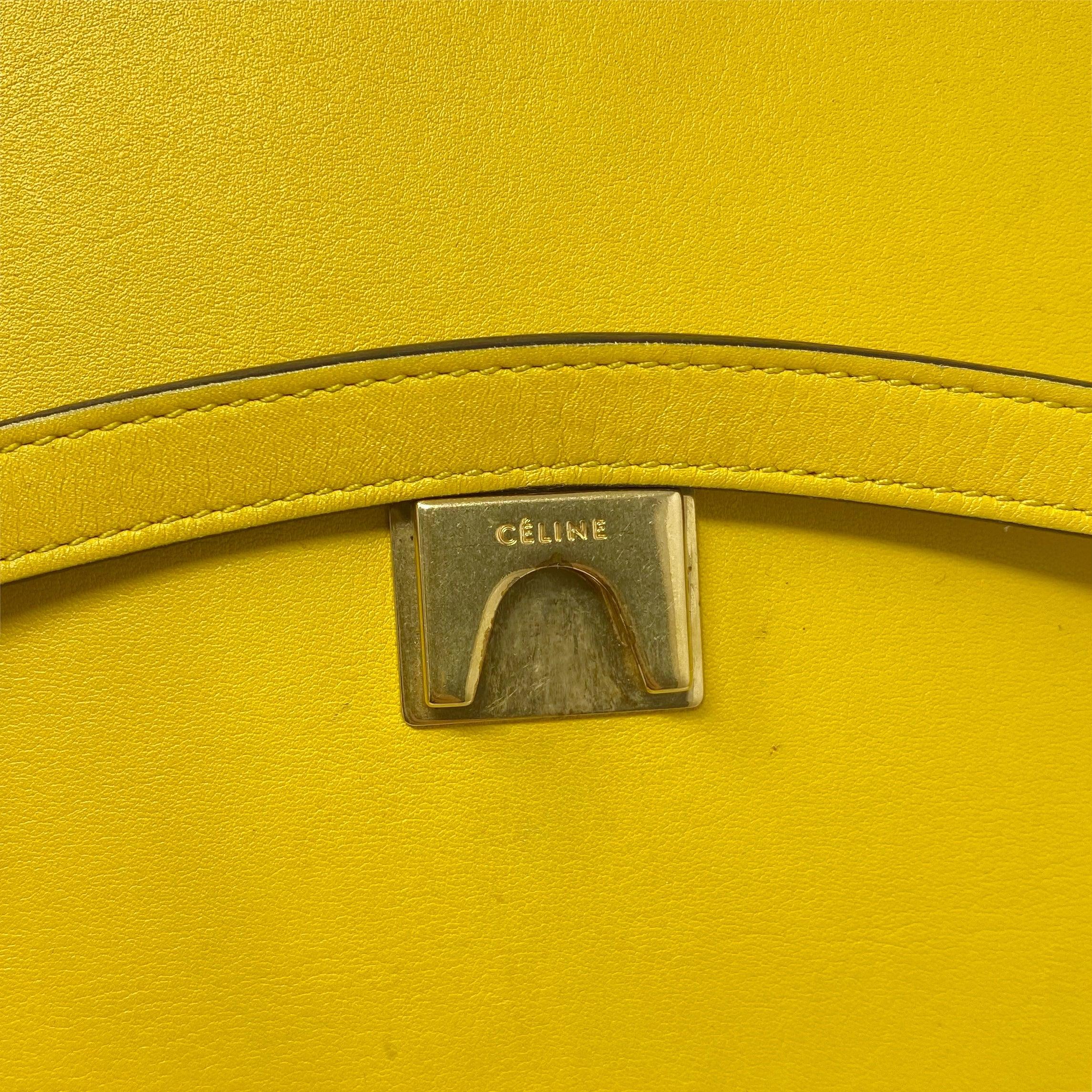 Celine Yellow Mini Belt Bag